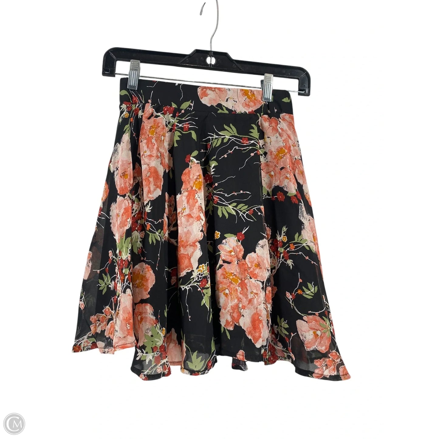 Skirt Mini & Short By Paper Crane In Floral Print, Size: Xs