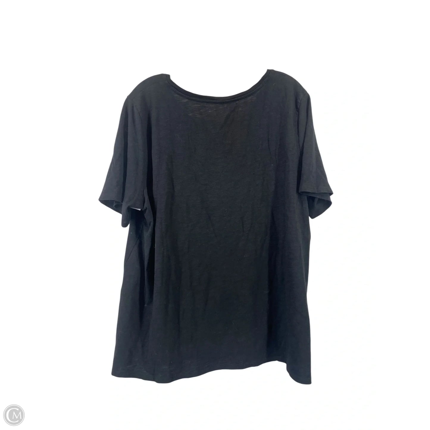 Top Short Sleeve By Chicos In Black