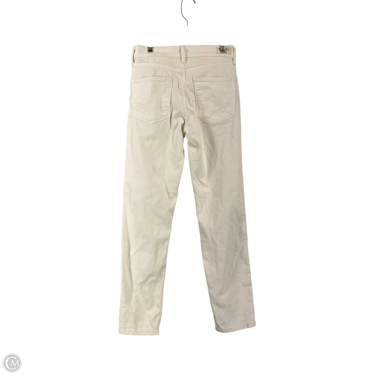 Jeans Skinny By Denizen By Levis In White Denim, Size: 4
