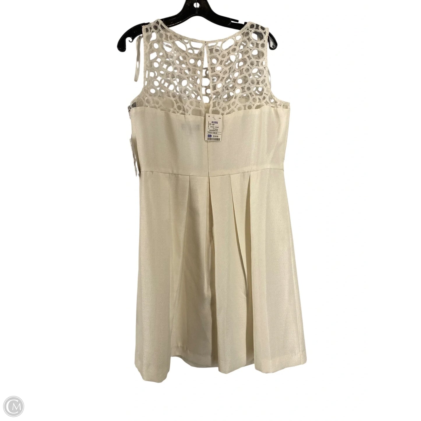 Dress Casual Short By Cmc In White, Size: 14