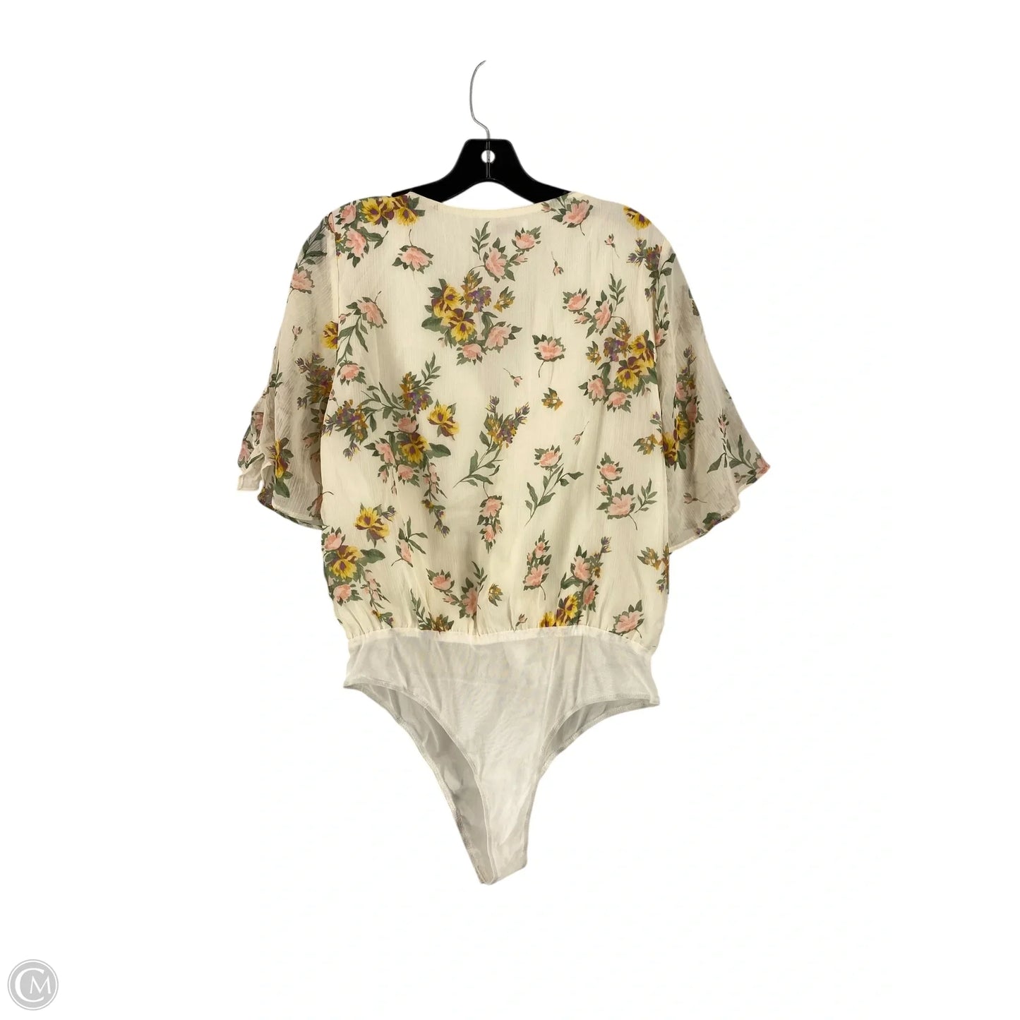 Bodysuit By Lush In Floral Print, Size: L
