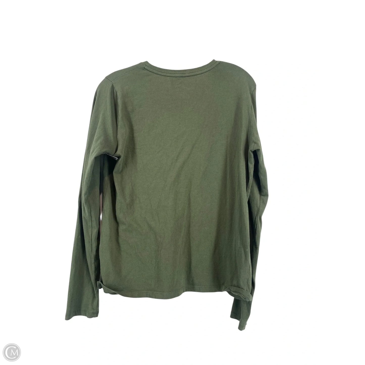 Top Long Sleeve By Time And Tru In Green, Size: M
