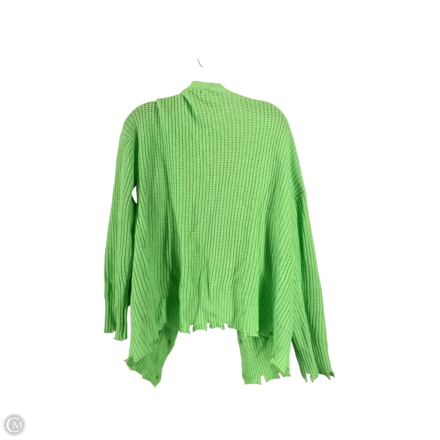 Cardigan By Fashion Nova In Green, Size: Xl