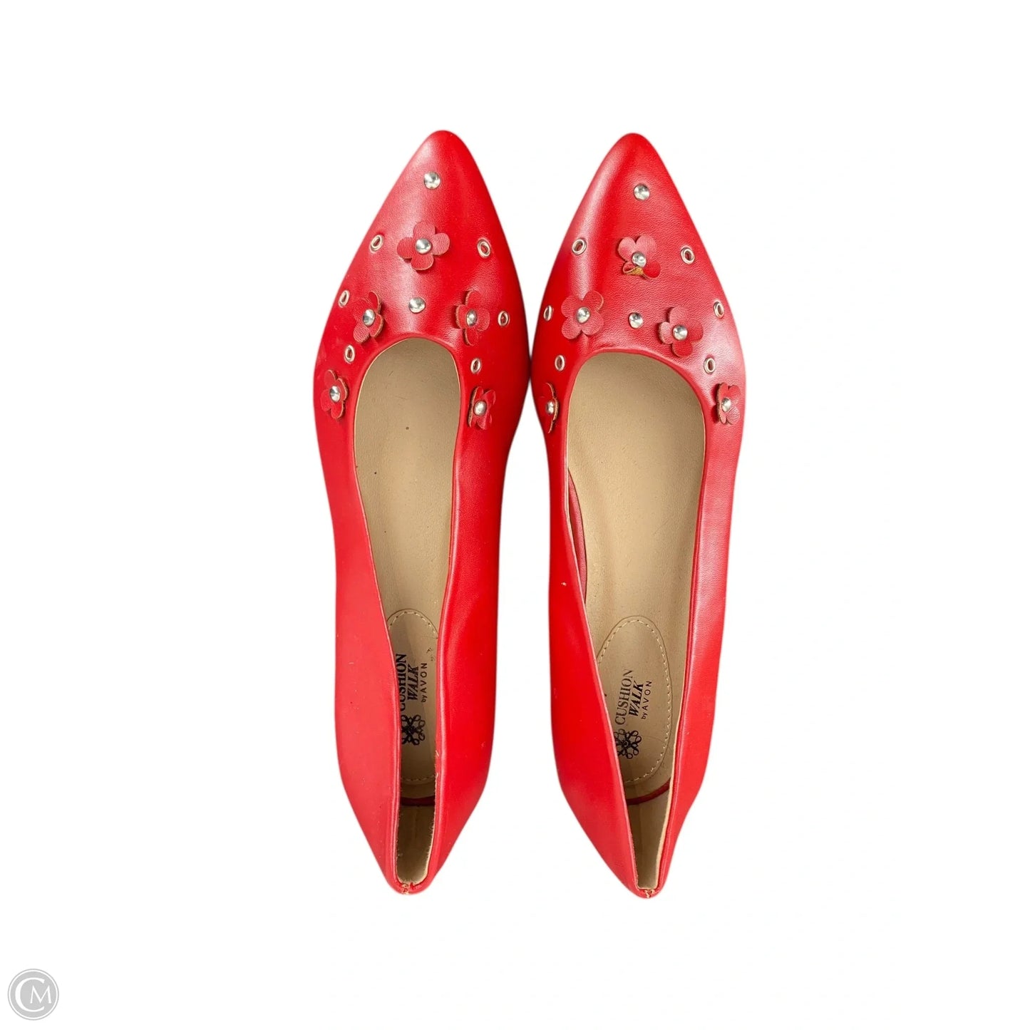 Shoes Flats By Avon In Red, Size: 8