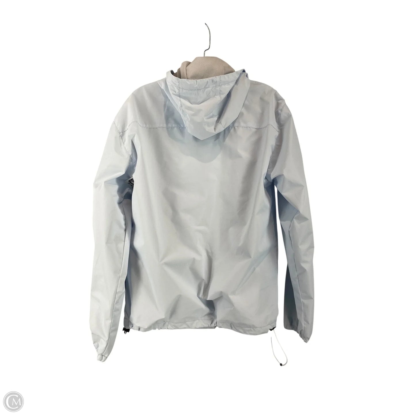 Jacket Windbreaker By New Balance In Grey, Size: S