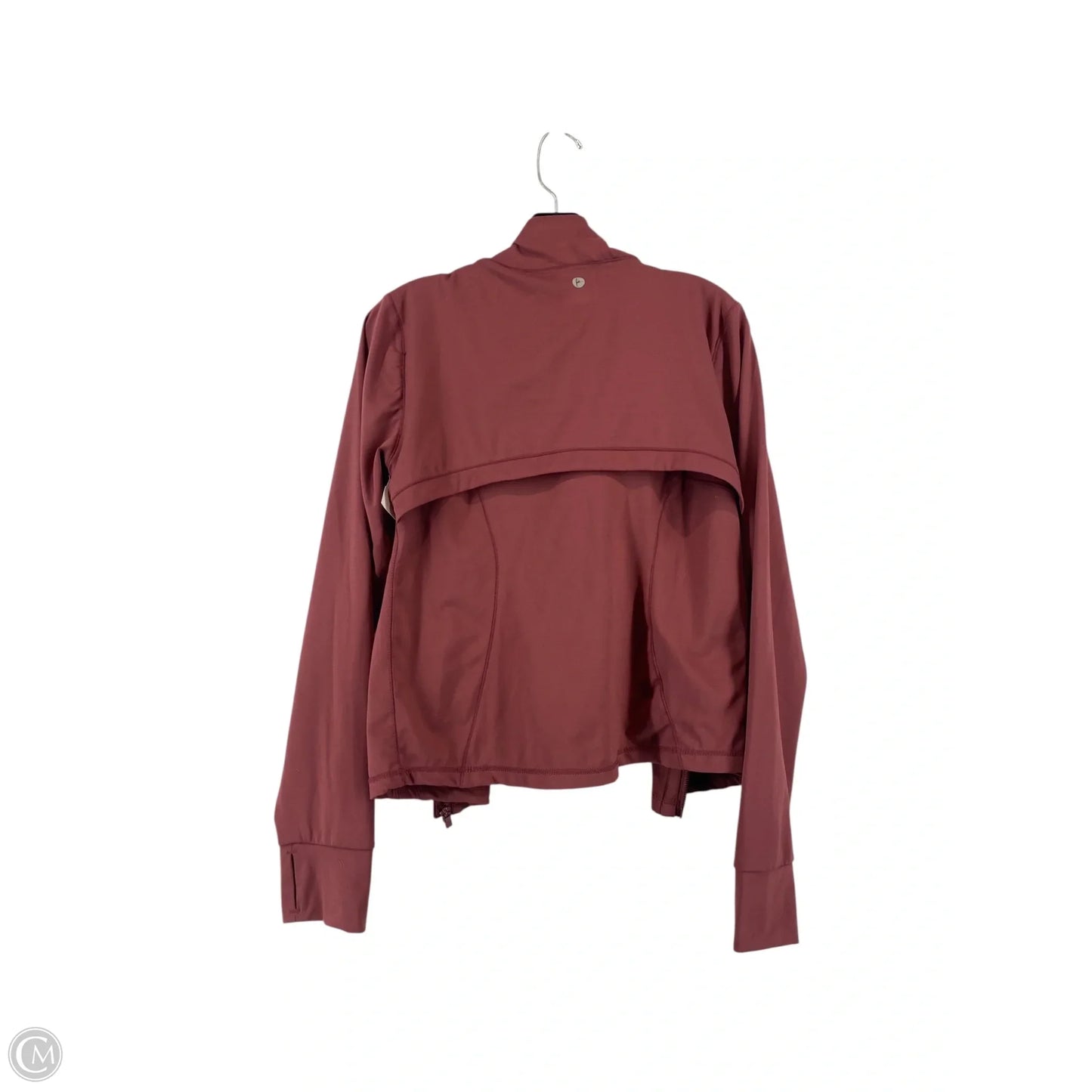 Athletic Jacket By 90 Degrees By Reflex In Maroon, Size: Xl