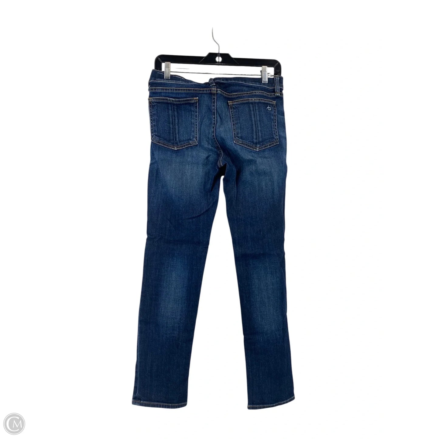 Jeans Skinny By Rag And Bone In Blue Denim, Size: 6