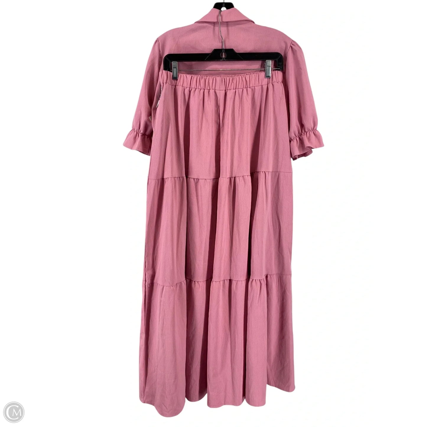 Skirt Set 2pc By Shein In Pink, Size: L