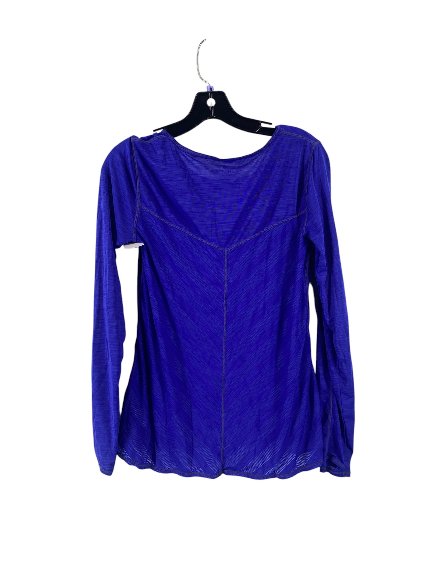 Top Long Sleeve By Athleta In Purple, Size: S