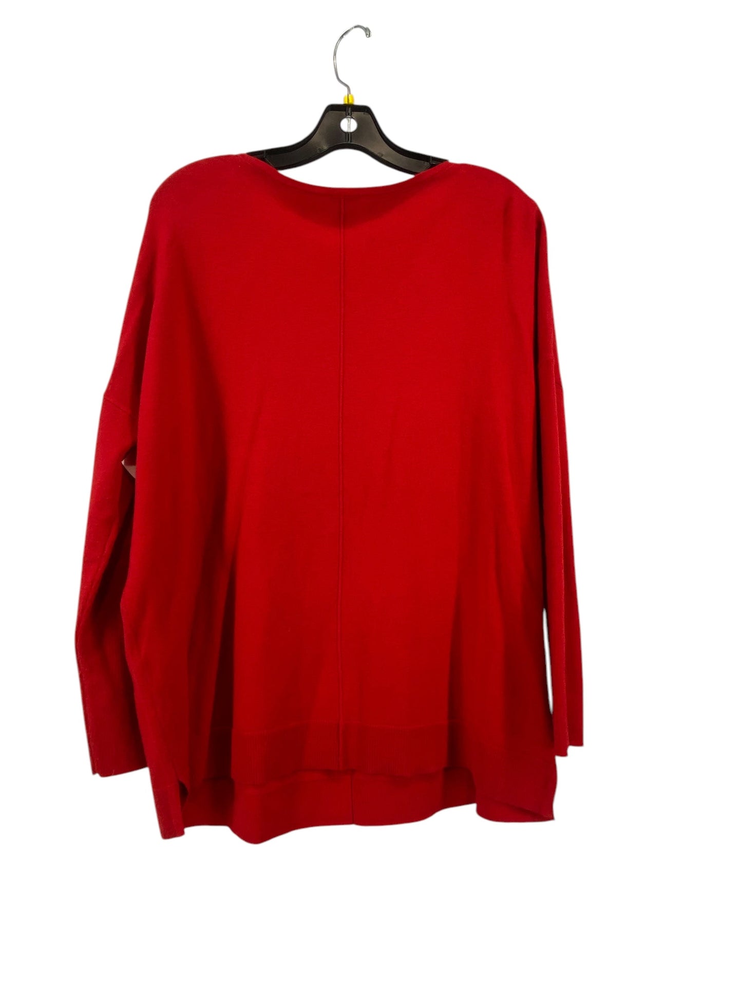 Top Long Sleeve By Chicos In Red, Size: M