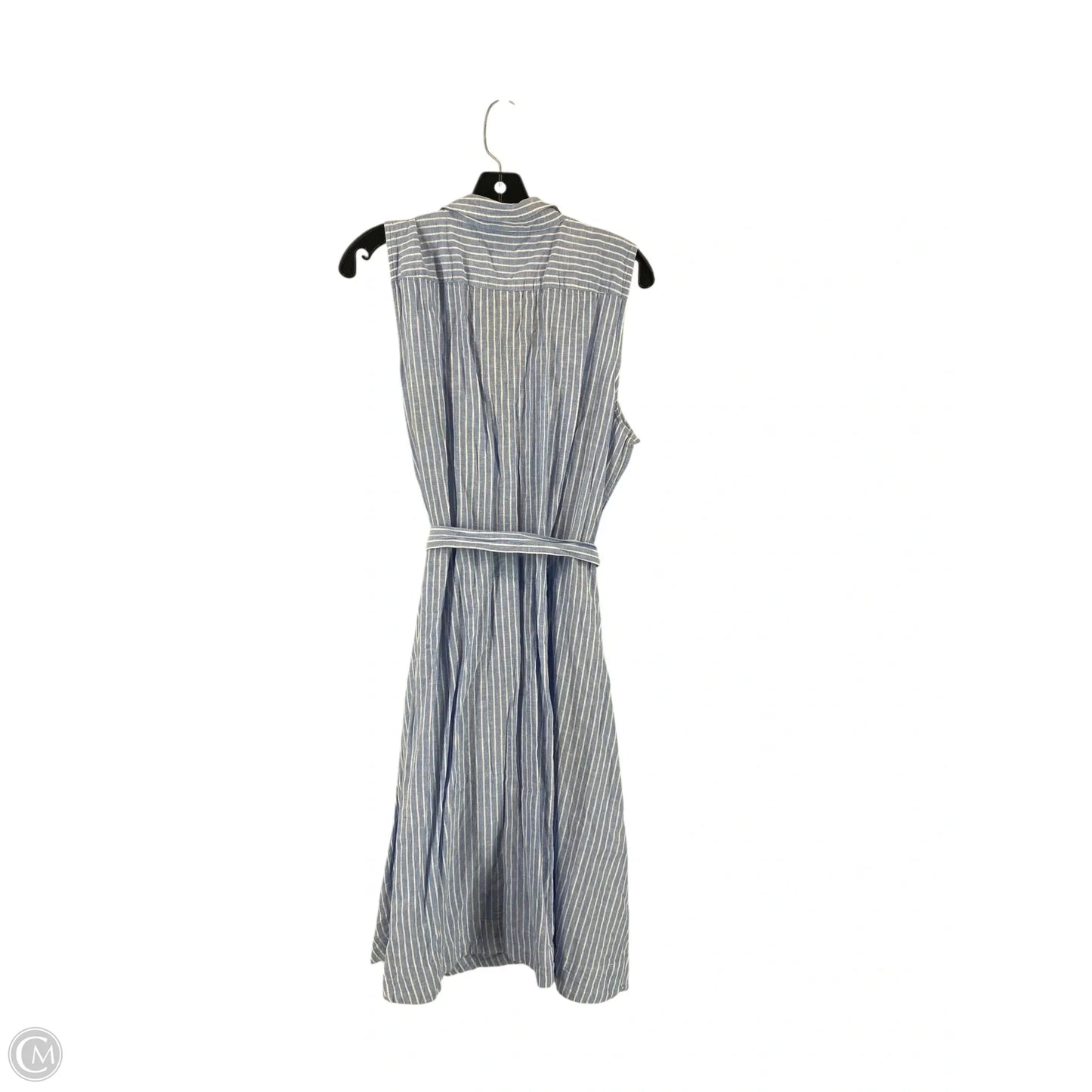 Dress Casual Midi By American Living In Blue & White, Size: 18