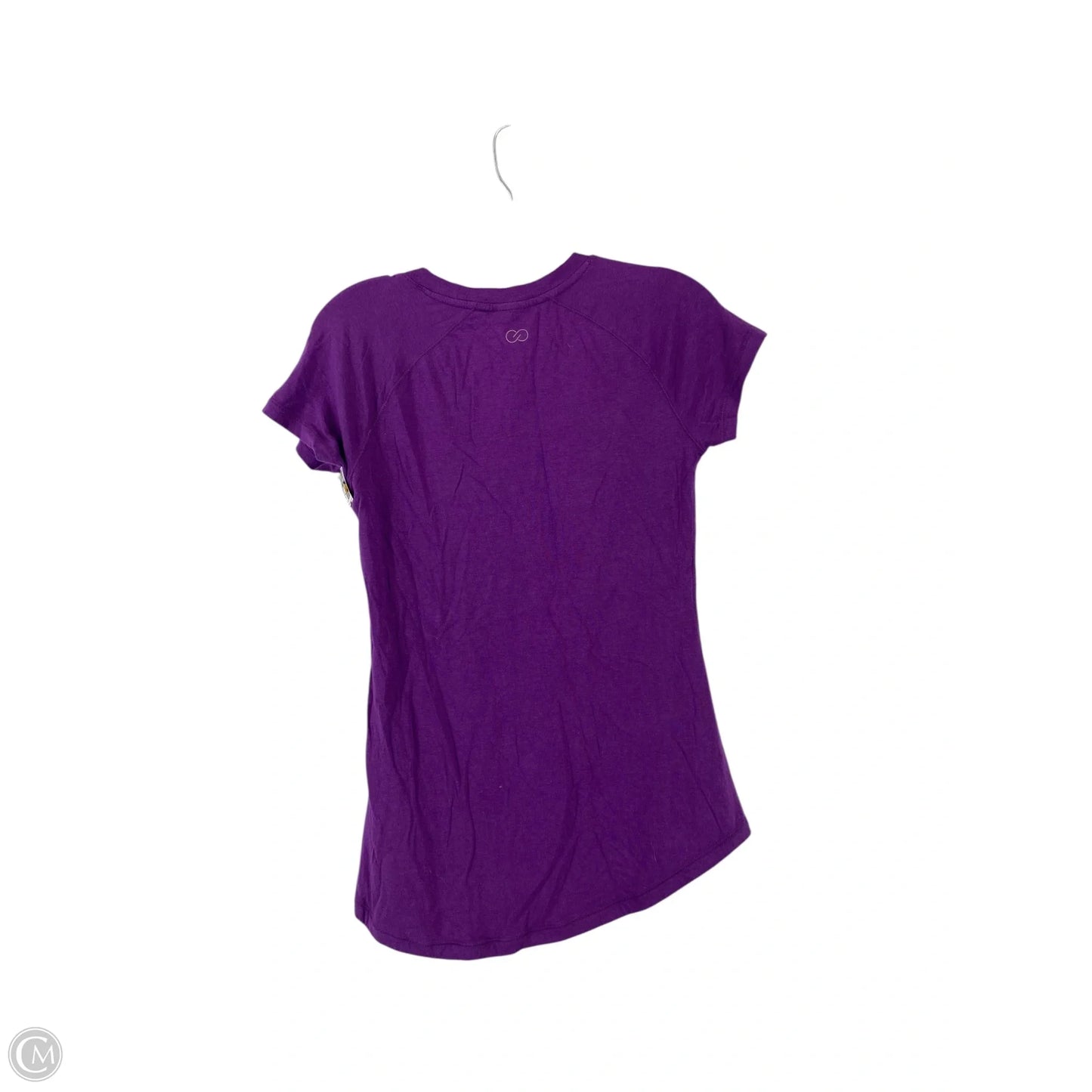 Athletic Top Short Sleeve By Cmc In Purple, Size: S