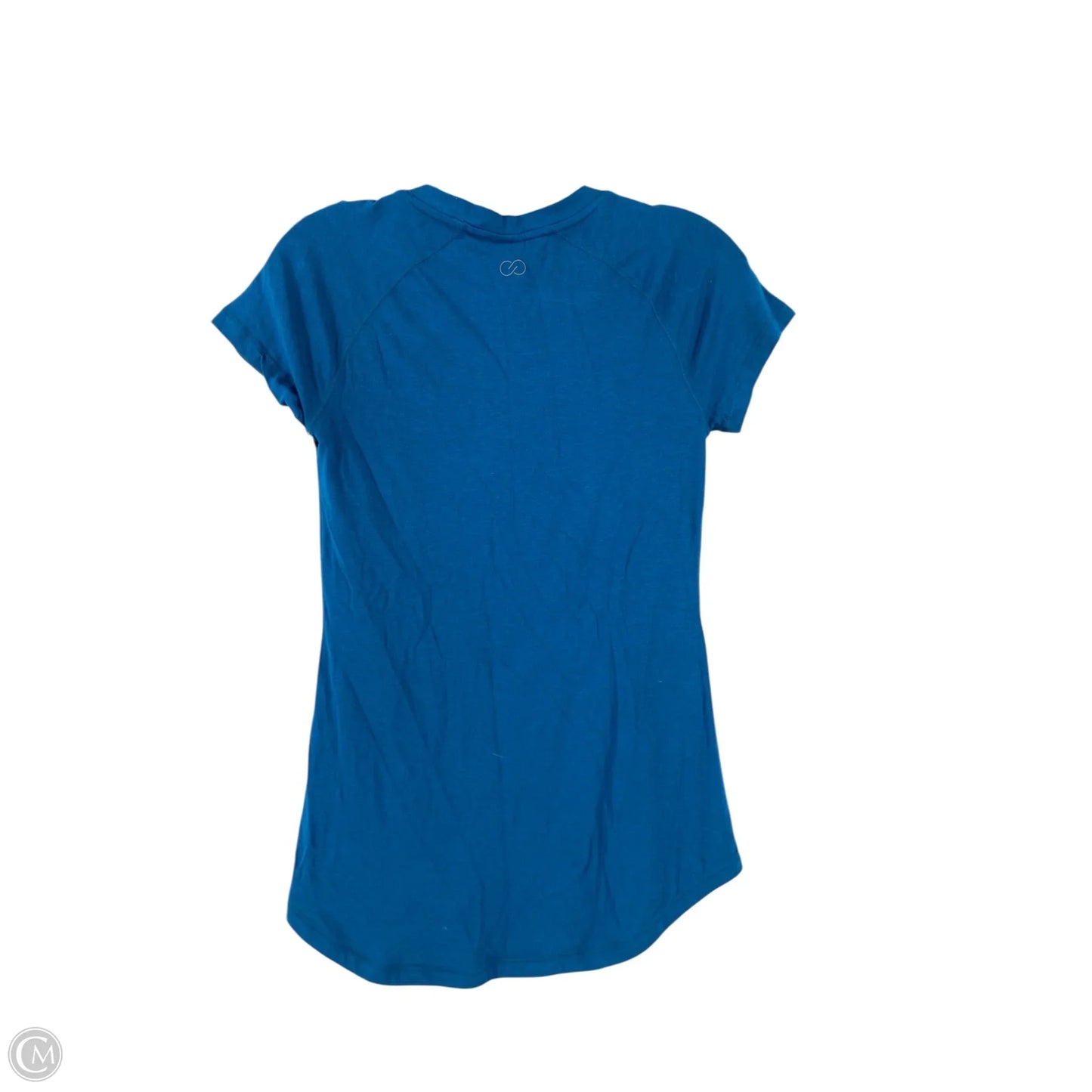 Athletic Top Short Sleeve By Cmc In Teal, Size: S