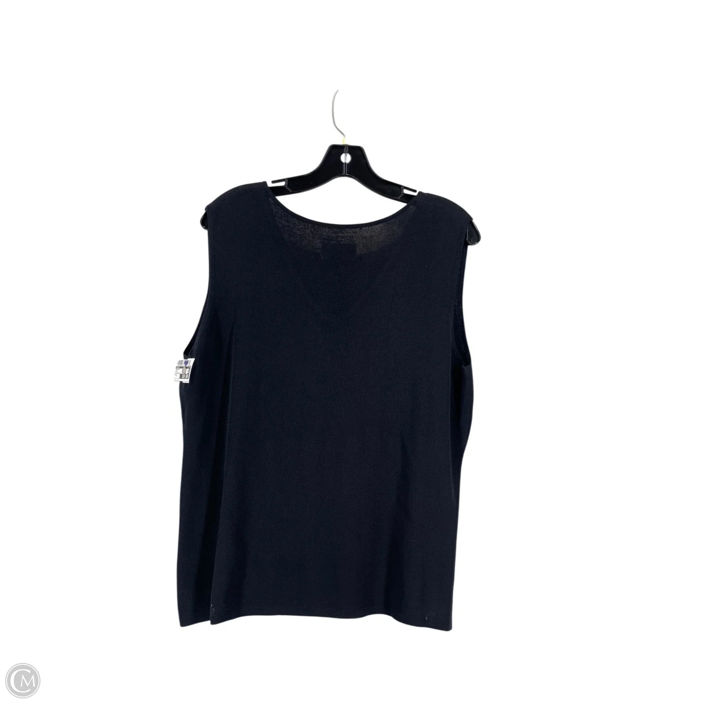 Tank Top By Chicos In Black, Size: L