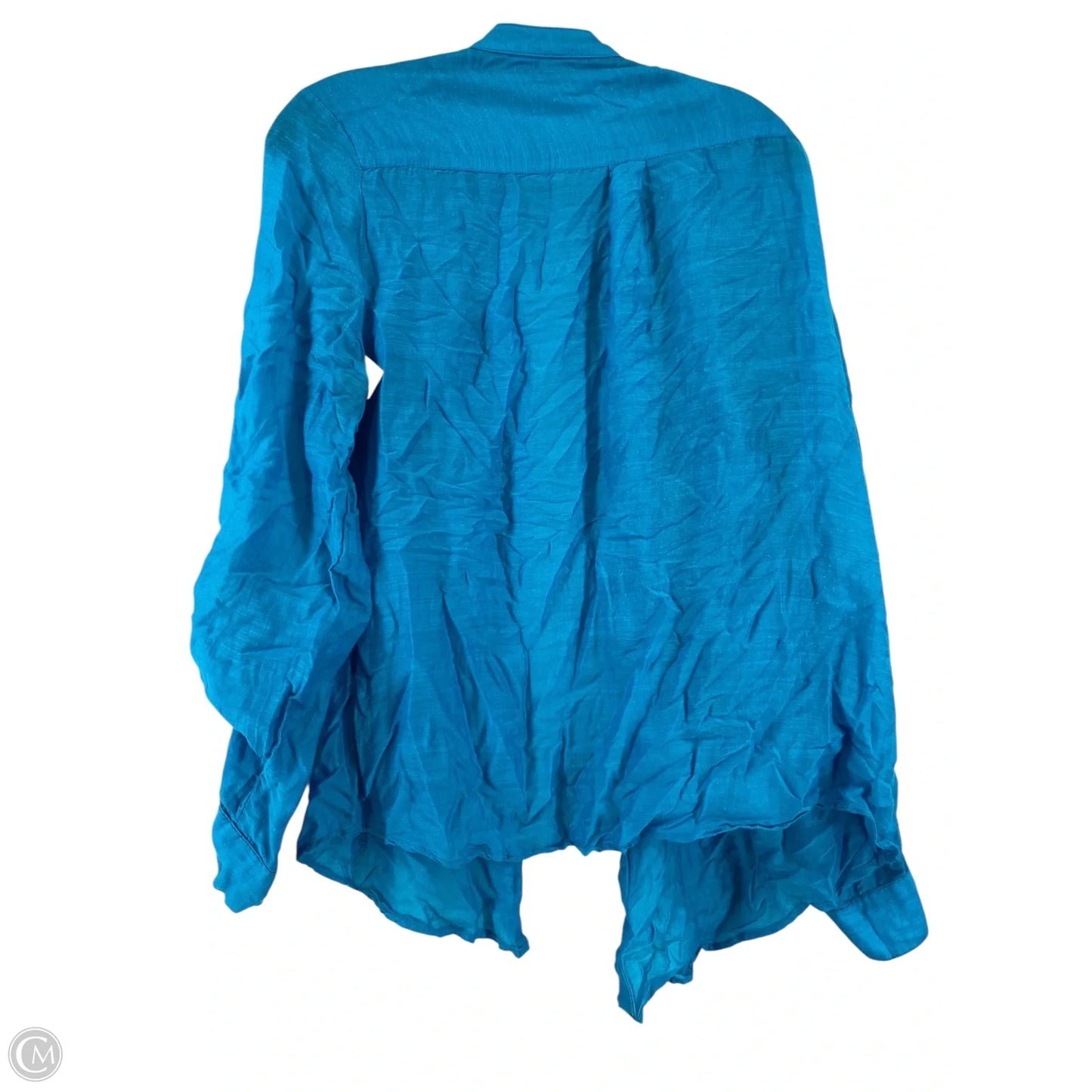 Top Long Sleeve By Chicos In Teal, Size: 2