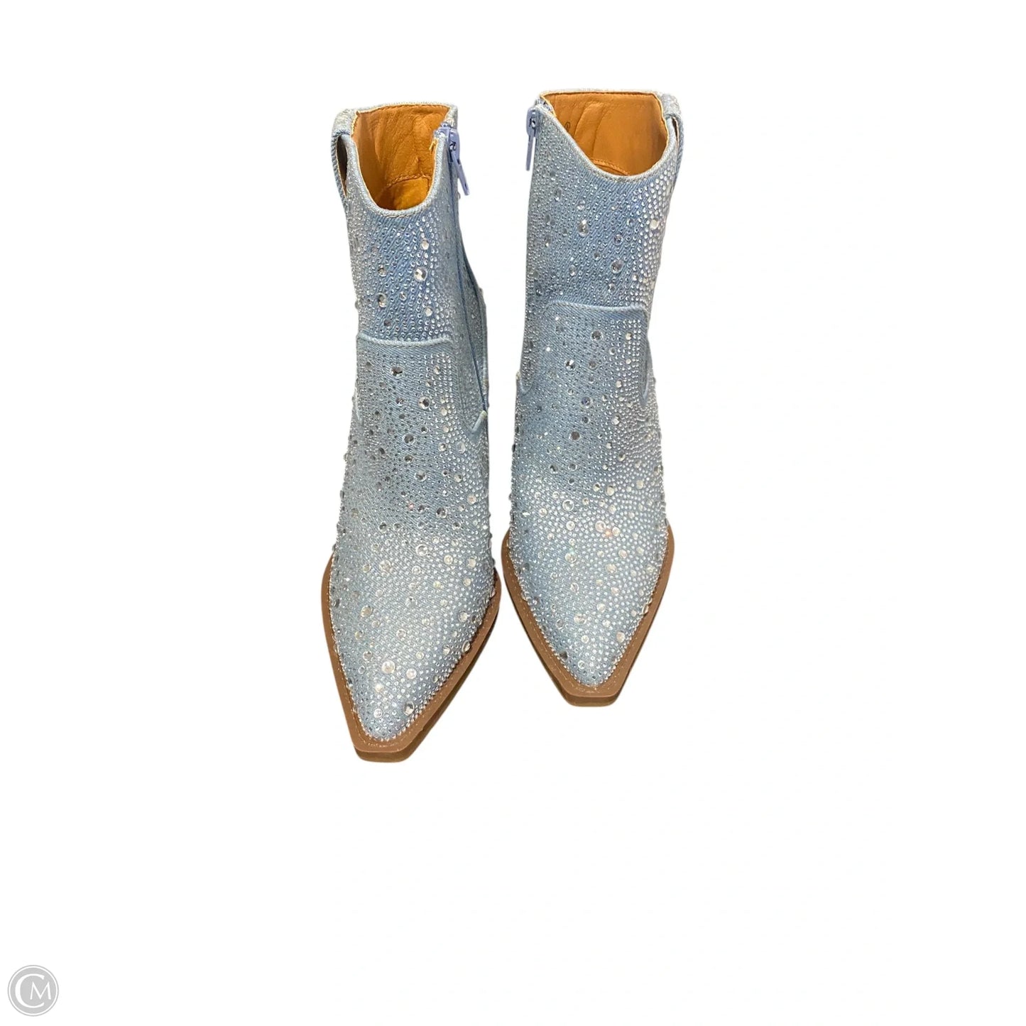Boots Western By Very G In Blue & Silver, Size: 8