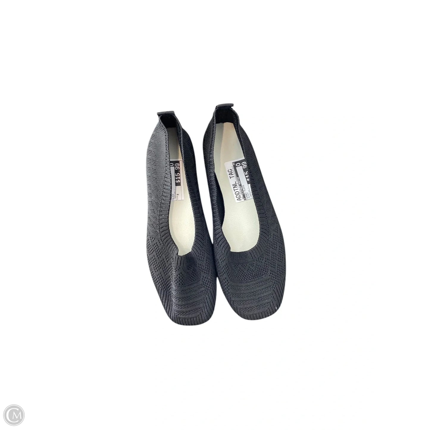 Shoes Flats By Clothes Mentor In Black, Size: 9