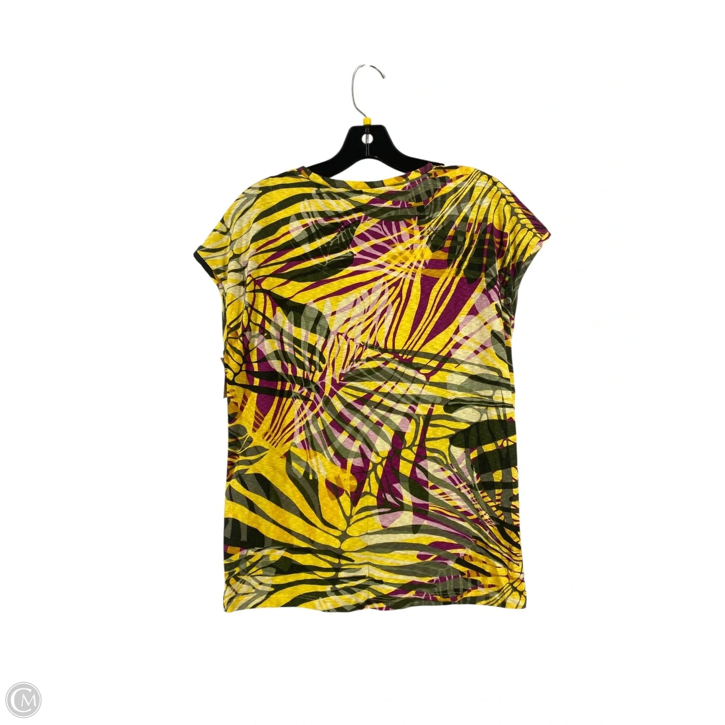 Top Short Sleeve By Chicos In Multi-colored, Size: 0