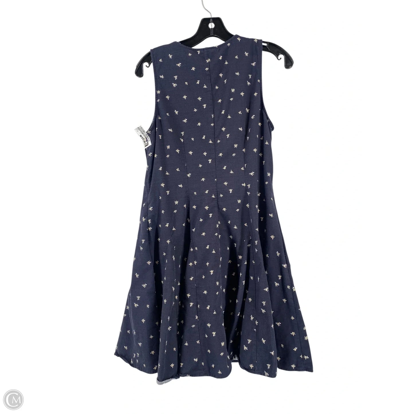 Dress Casual Midi By Universal Thread In Navy, Size: M