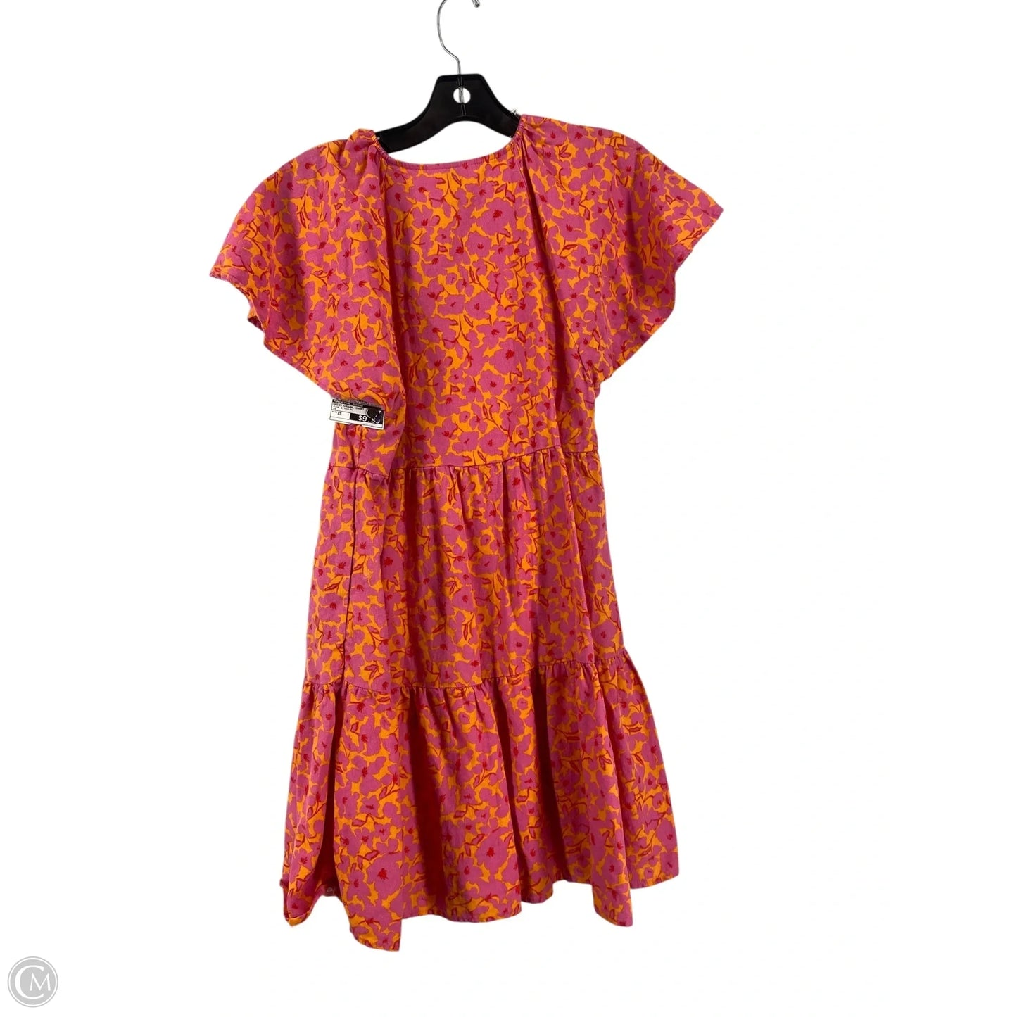 Dress Casual Short By Universal Thread In Pink & Yellow, Size: Xs