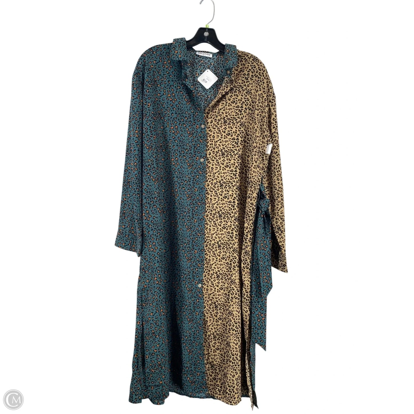 Dress Casual Maxi By Solutions In Animal Print, Size: L