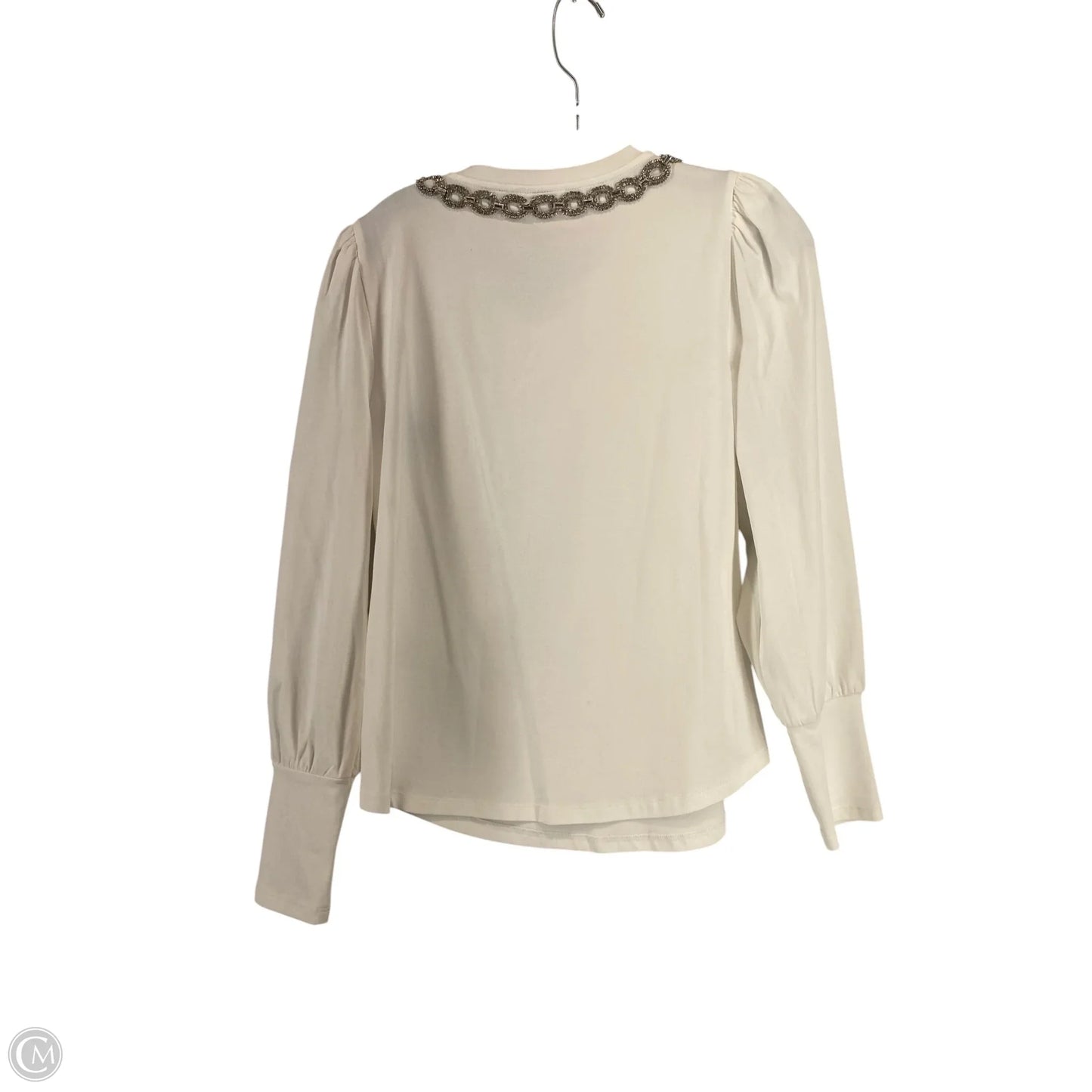 Top Long Sleeve By Chicos In White, Size: S