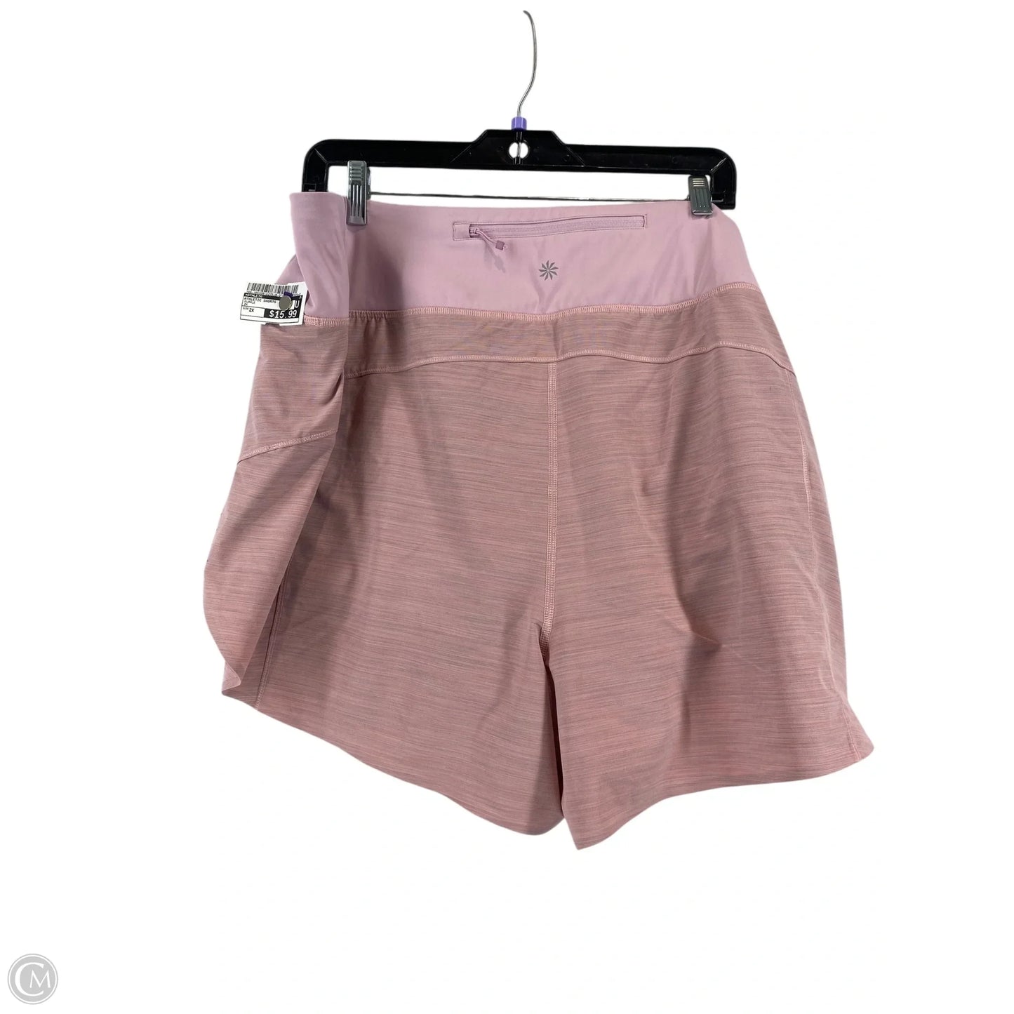 Athletic Shorts By Athleta In Purple, Size: 2x