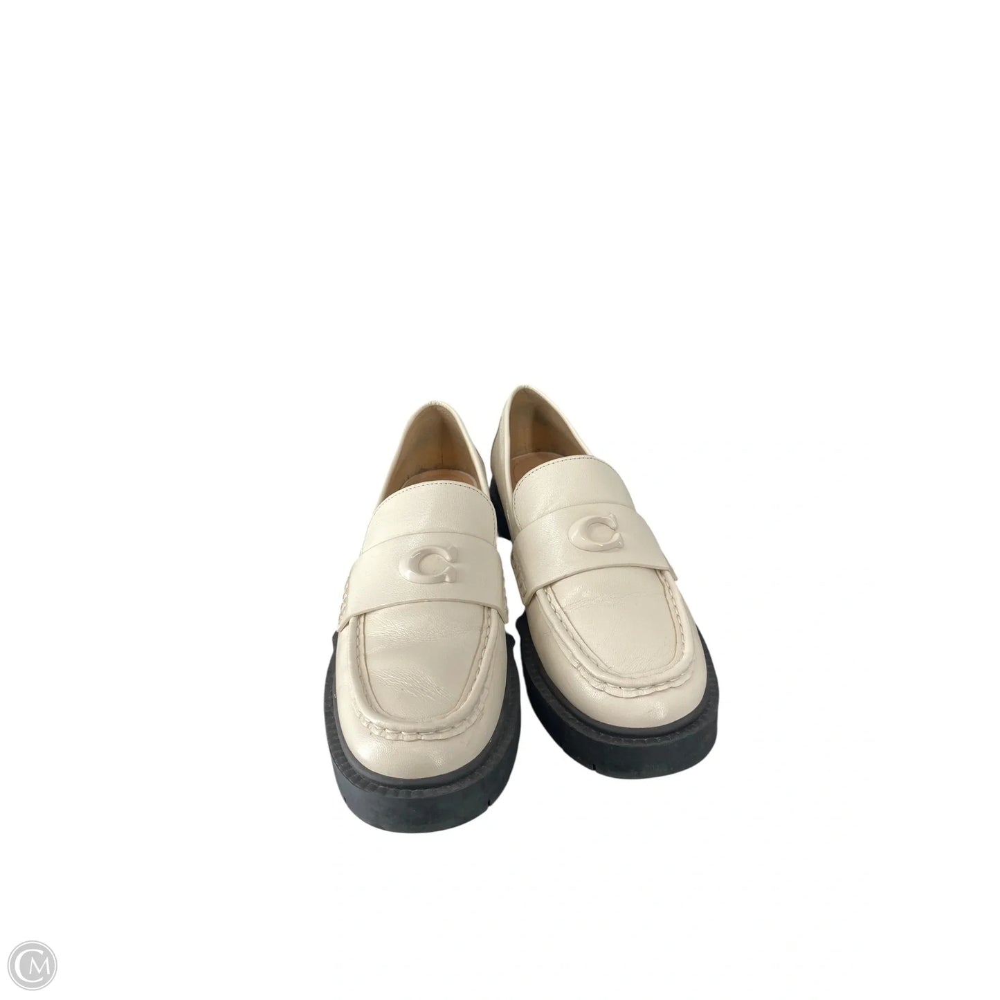Shoes Designer By Coach In Cream, Size: 6