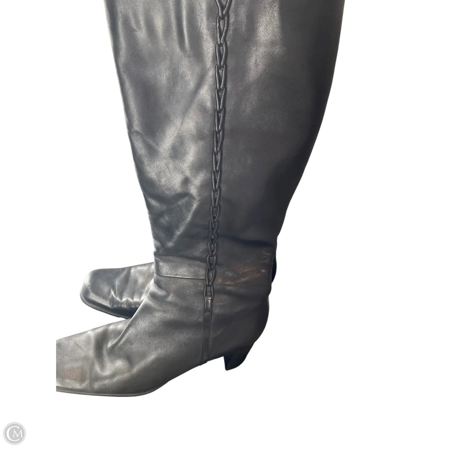 Boots Knee Heels By St Johns Bay In Black, Size: 9