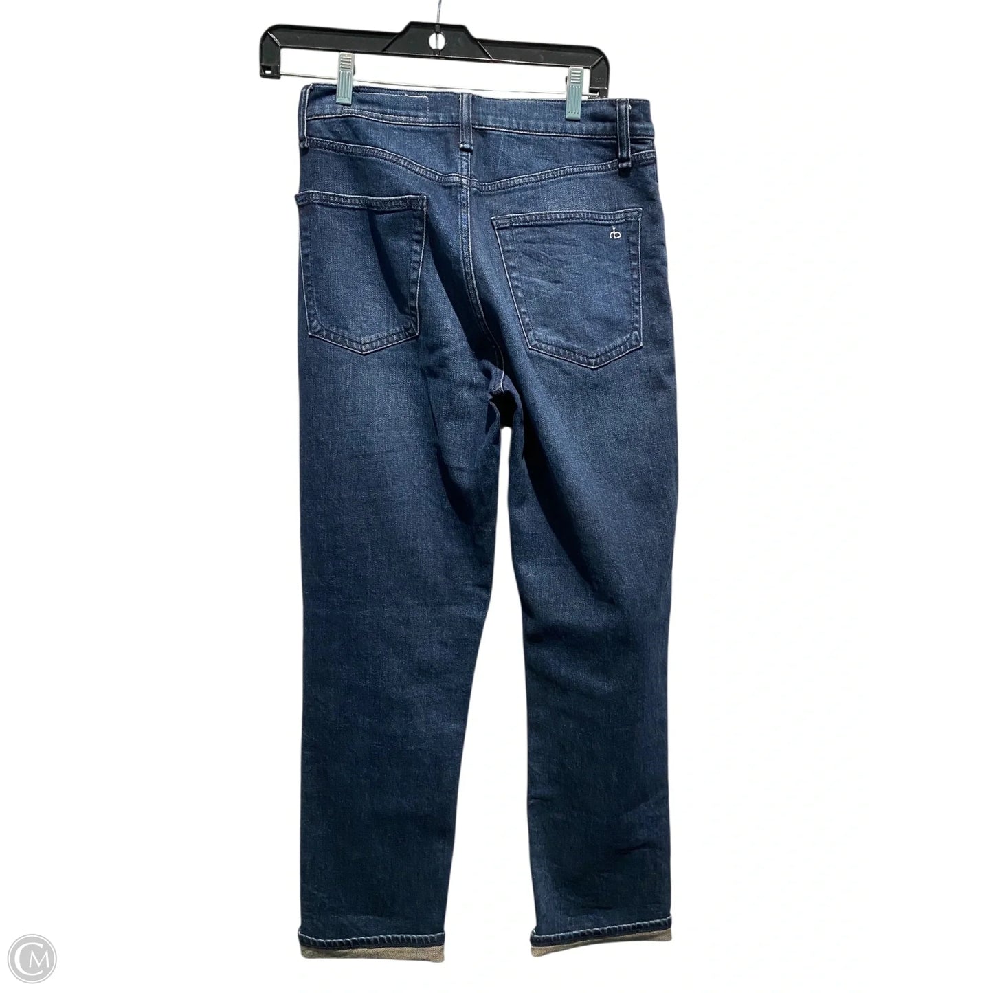 Jeans Straight By Rag And Bone In Blue Denim, Size: 26