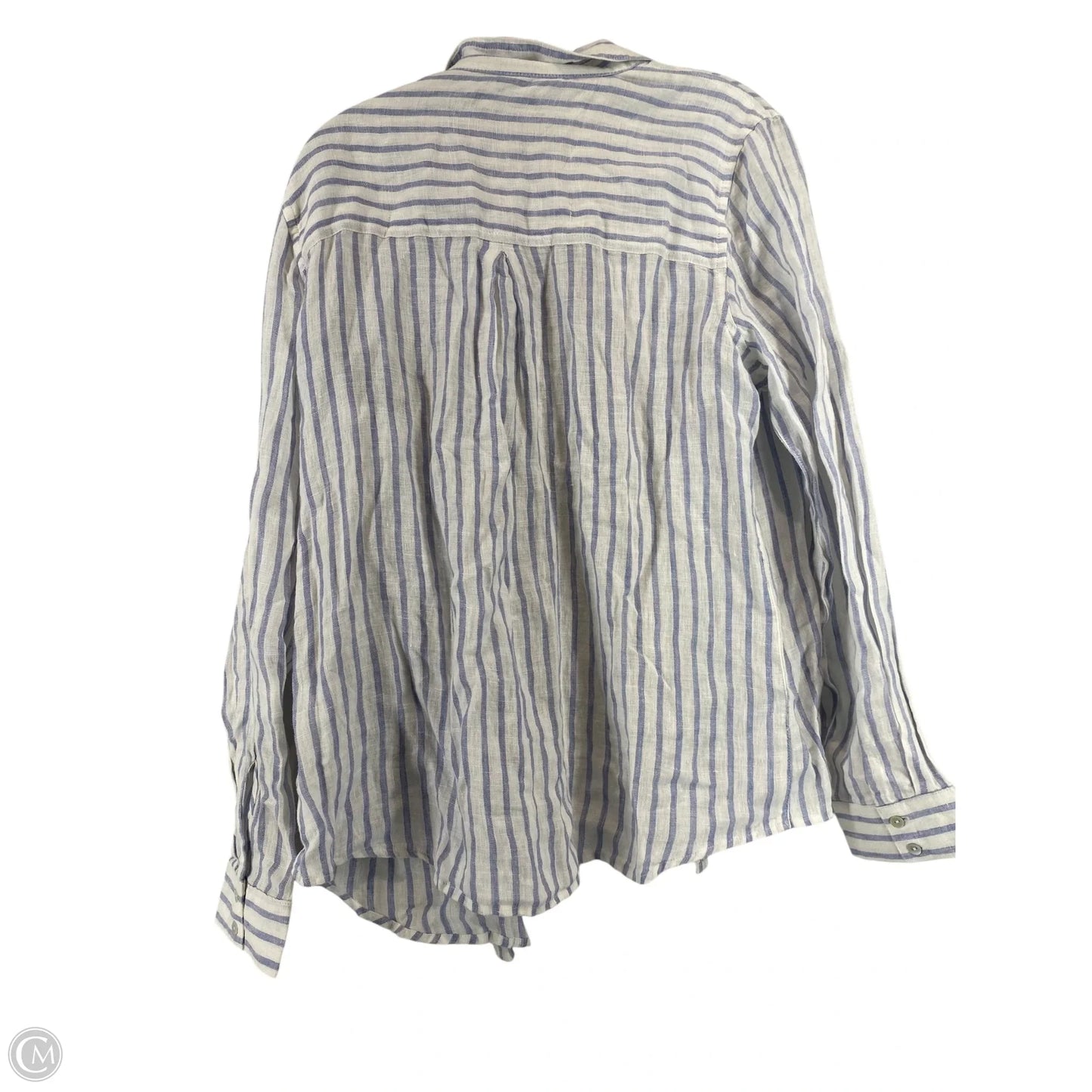 Top Long Sleeve By Tahari By Arthur Levine In Striped Pattern, Size: Xl