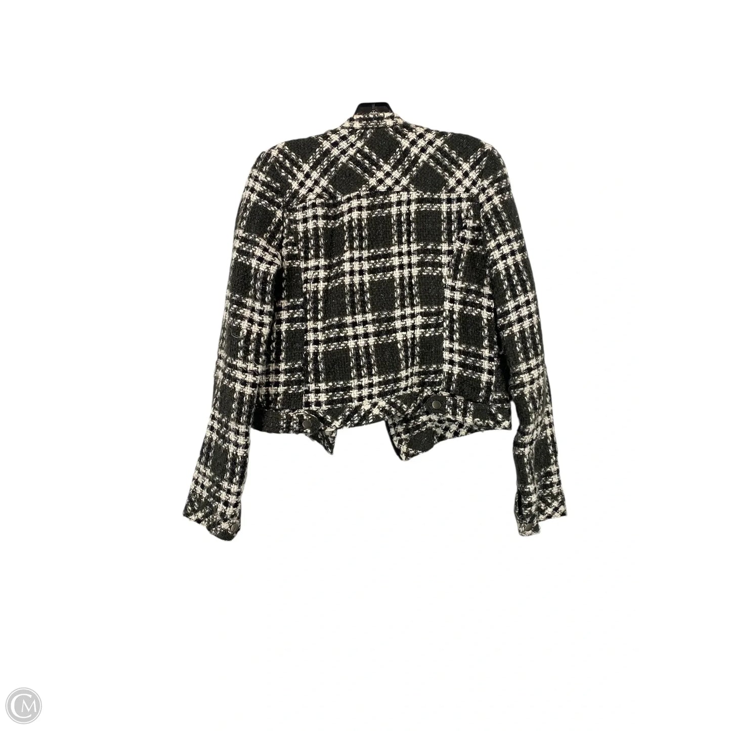 Blazer By Papaya In Black & Cream, Size: M