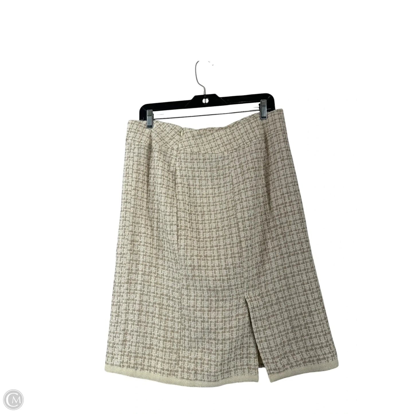 Skirt Midi By Chadwicks In Cream, Size: L