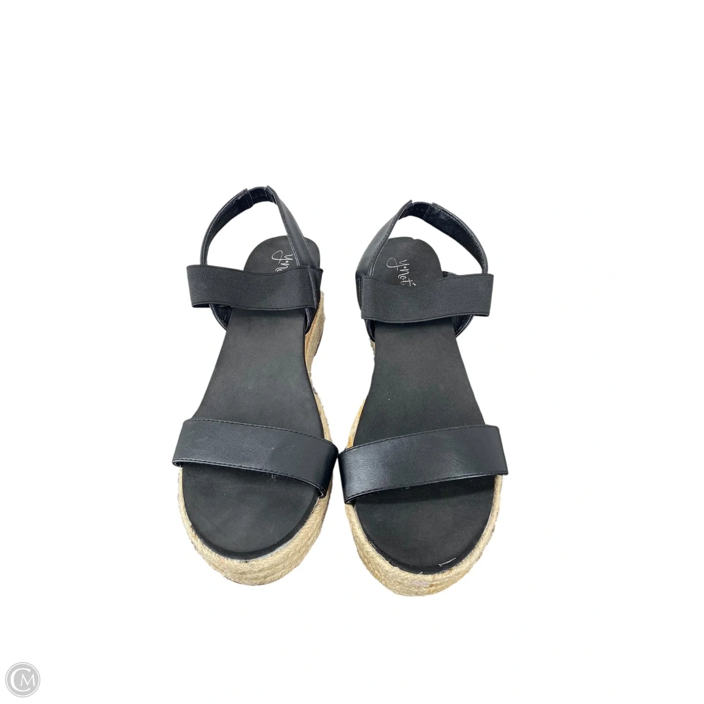 Shoes Heels Wedge By Cmc In Black, Size: 9.5