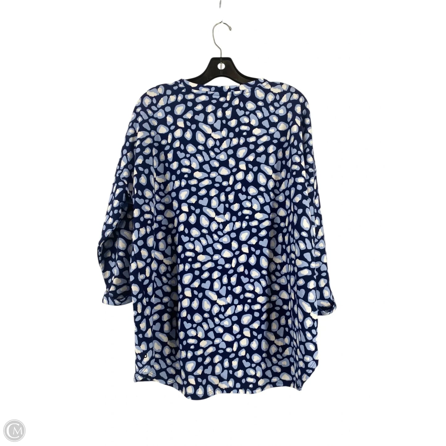 Top Long Sleeve By Crown And Ivy In Blue, Size: L
