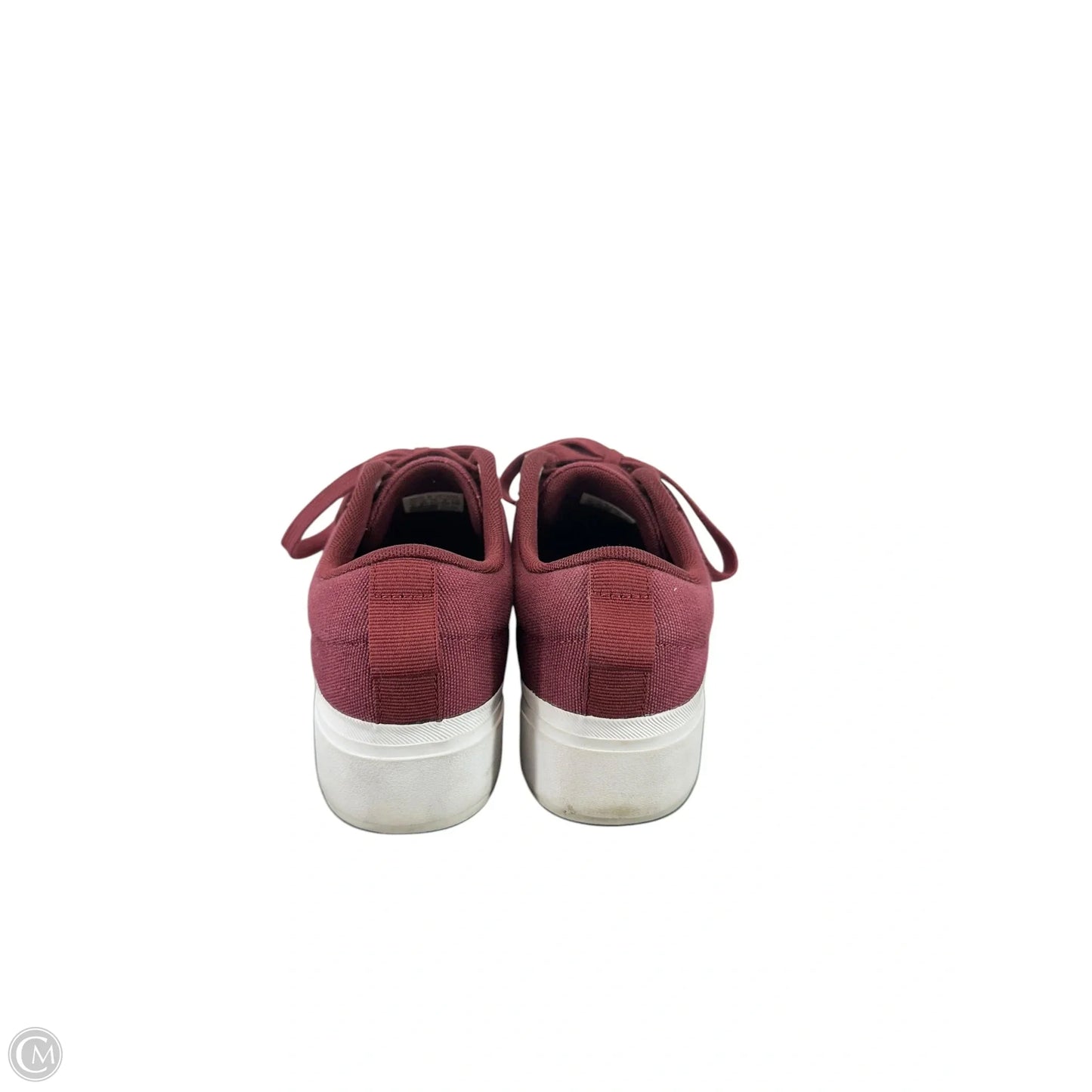 Shoes Sneakers By Adidas In Maroon, Size: 6