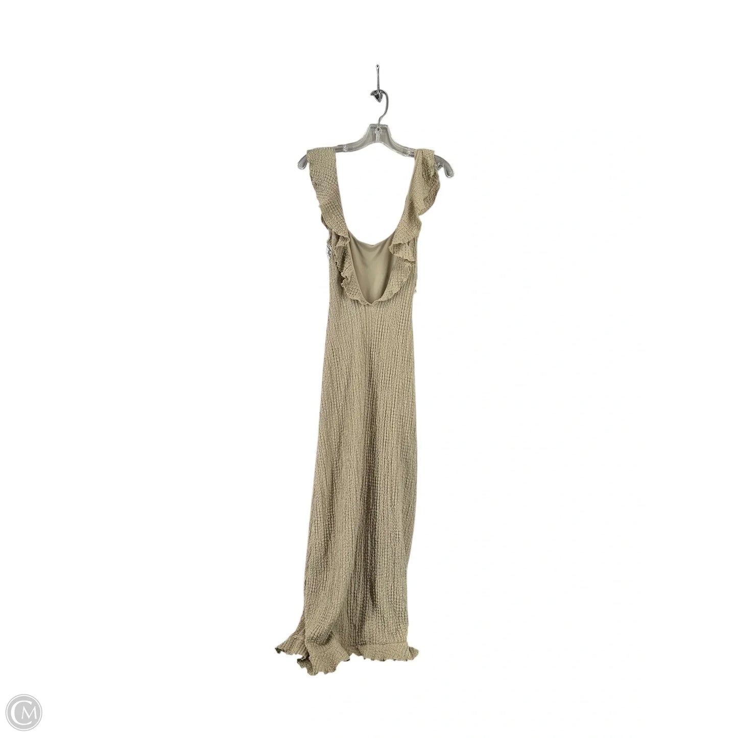Dress Casual Maxi By Free People In Tan, Size: Xs