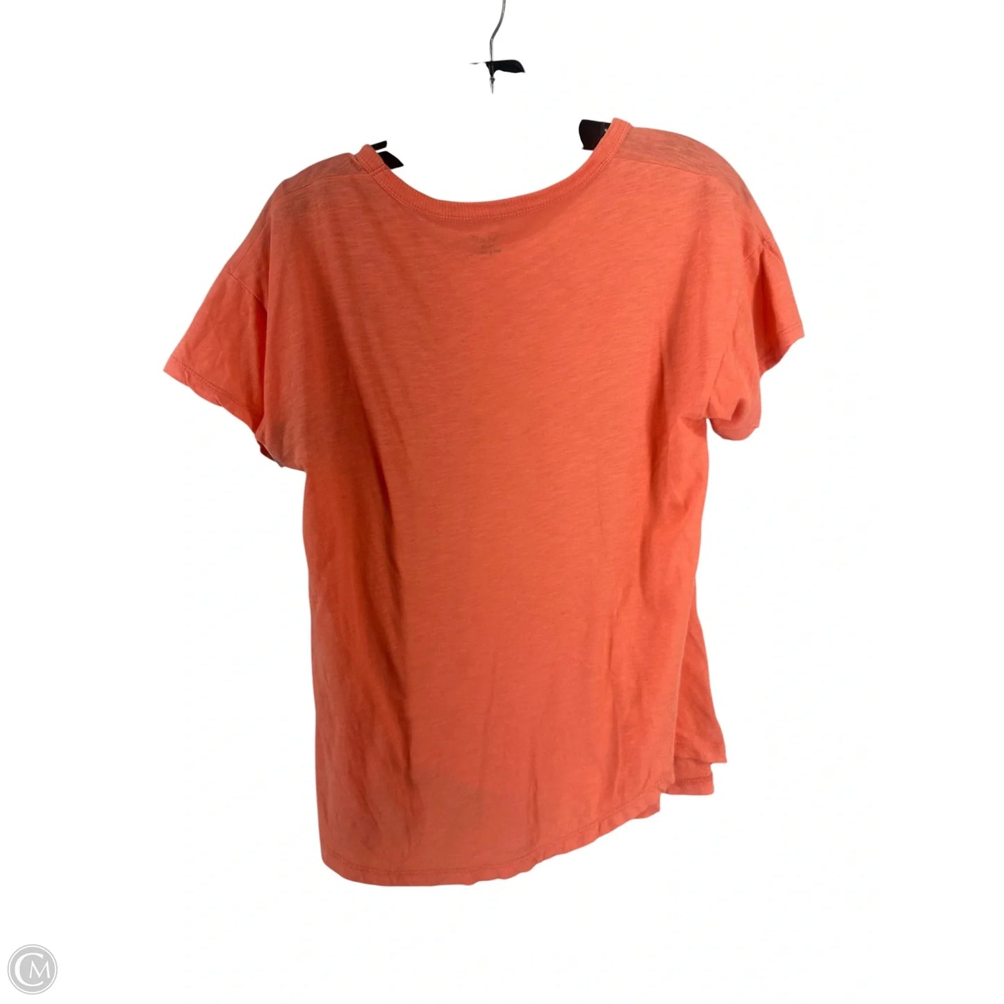 Top Short Sleeve By Madewell In Coral, Size: M