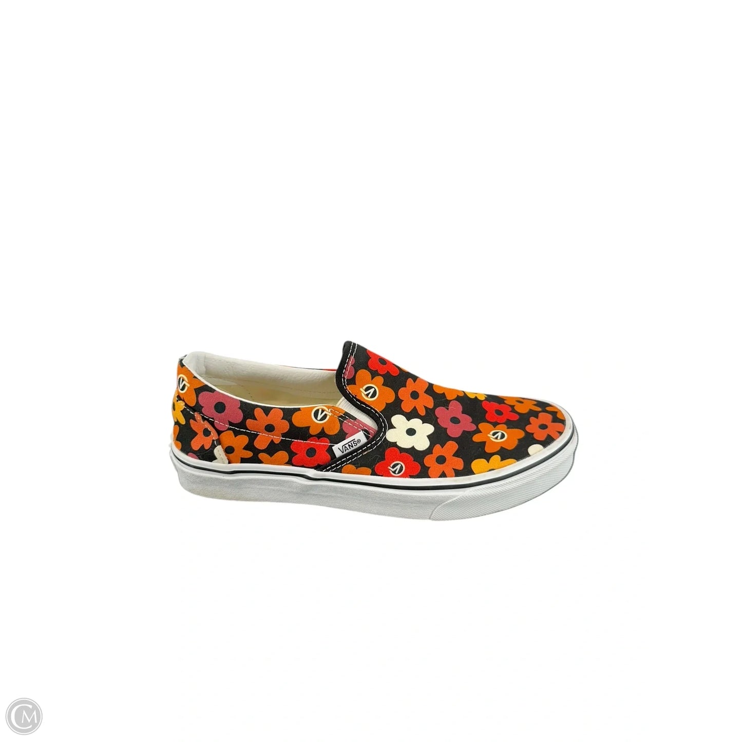 Shoes Sneakers By Vans In Floral Print, Size: 9.5