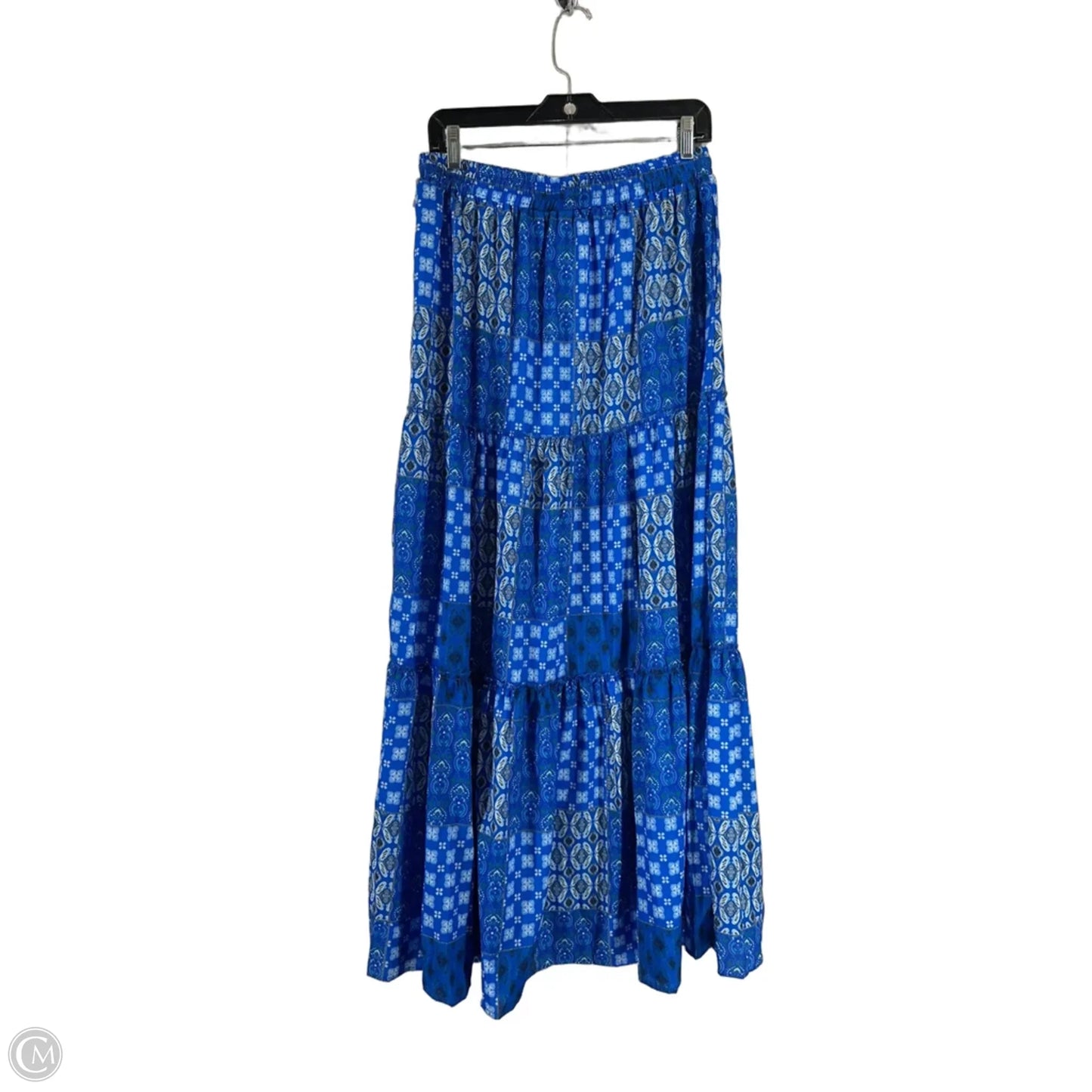 Skirt Maxi By Clothes Mentor In Blue, Size: L