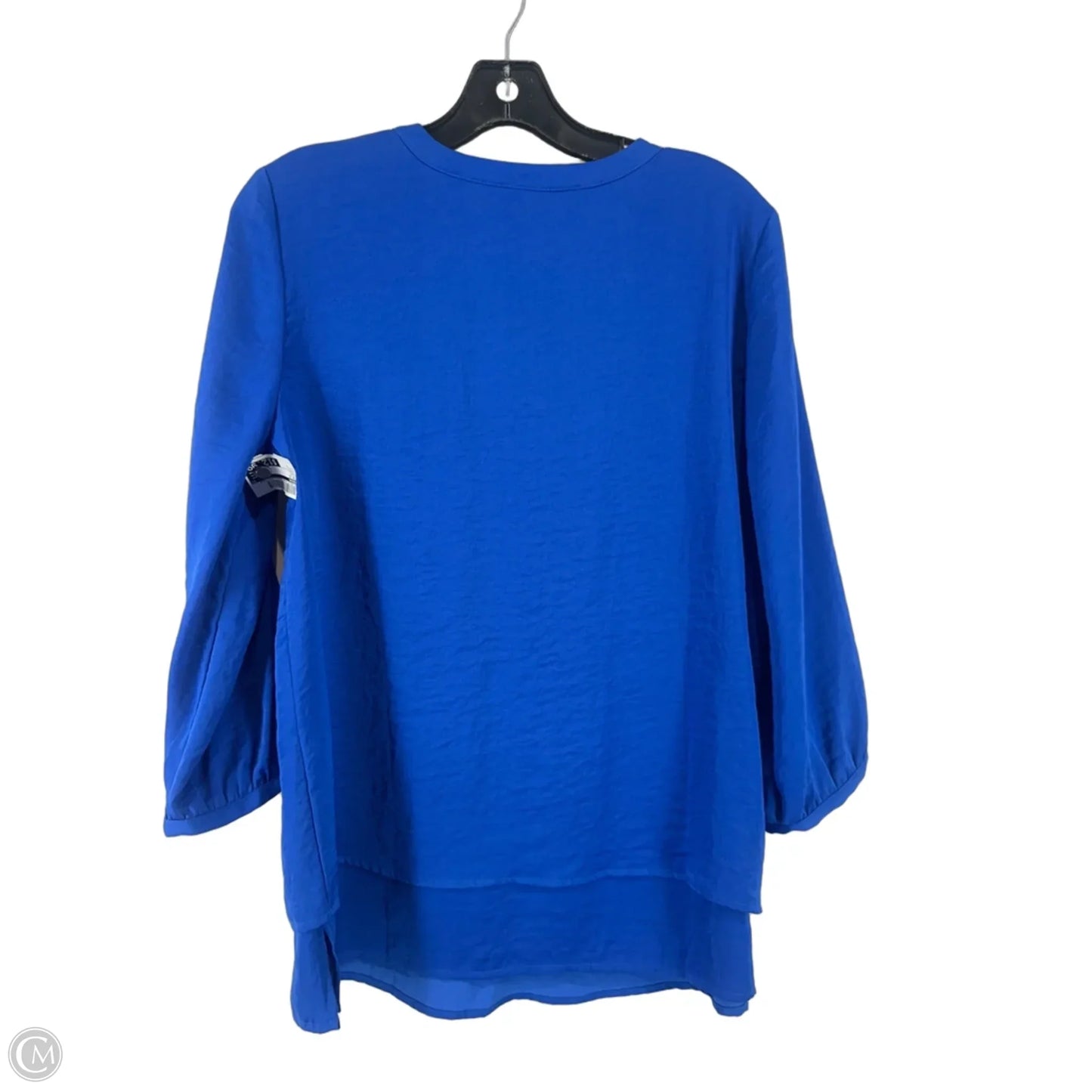 Top Short Sleeve By Chicos In Blue, Size: S