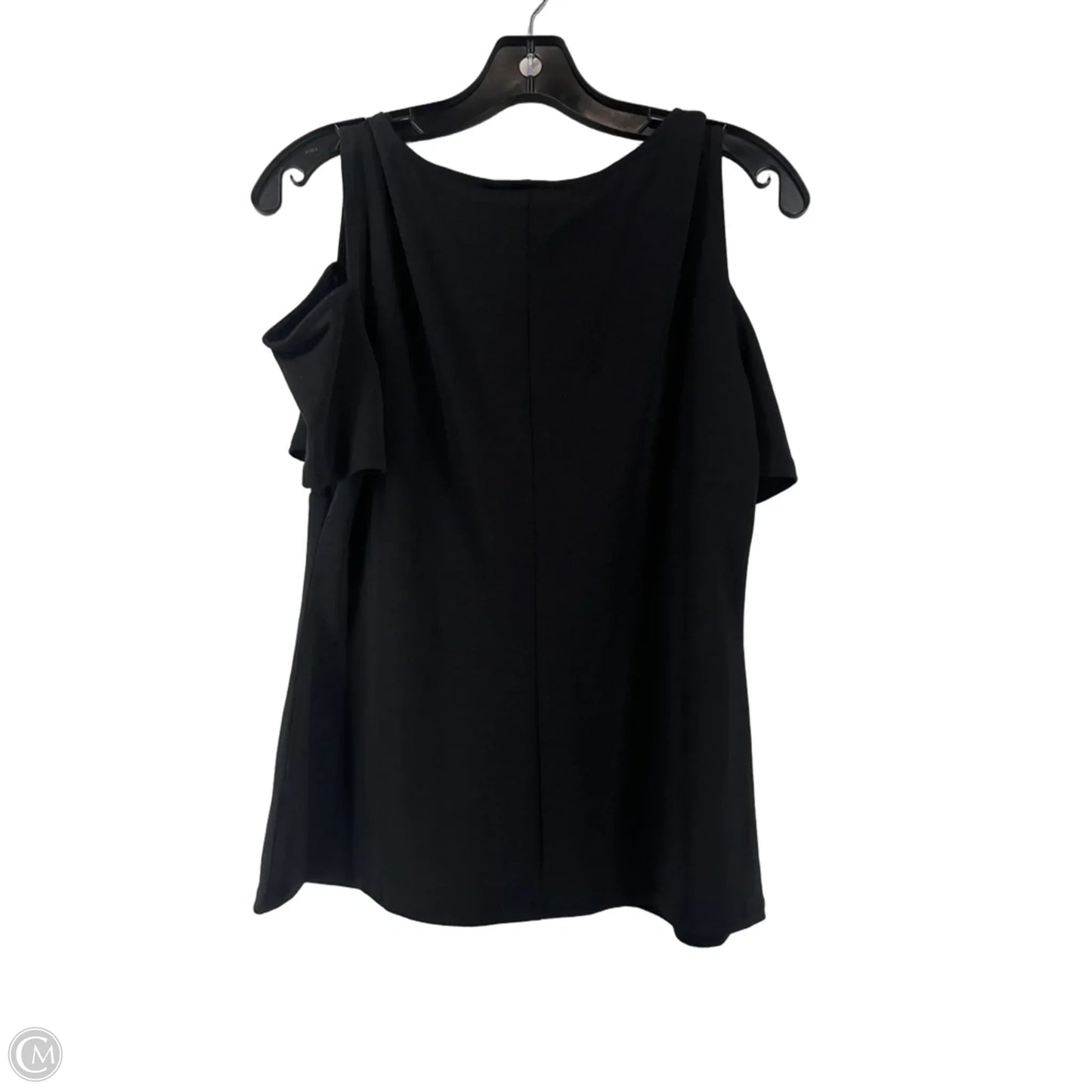 Top Short Sleeve By Bold Elements In Black, Size: L