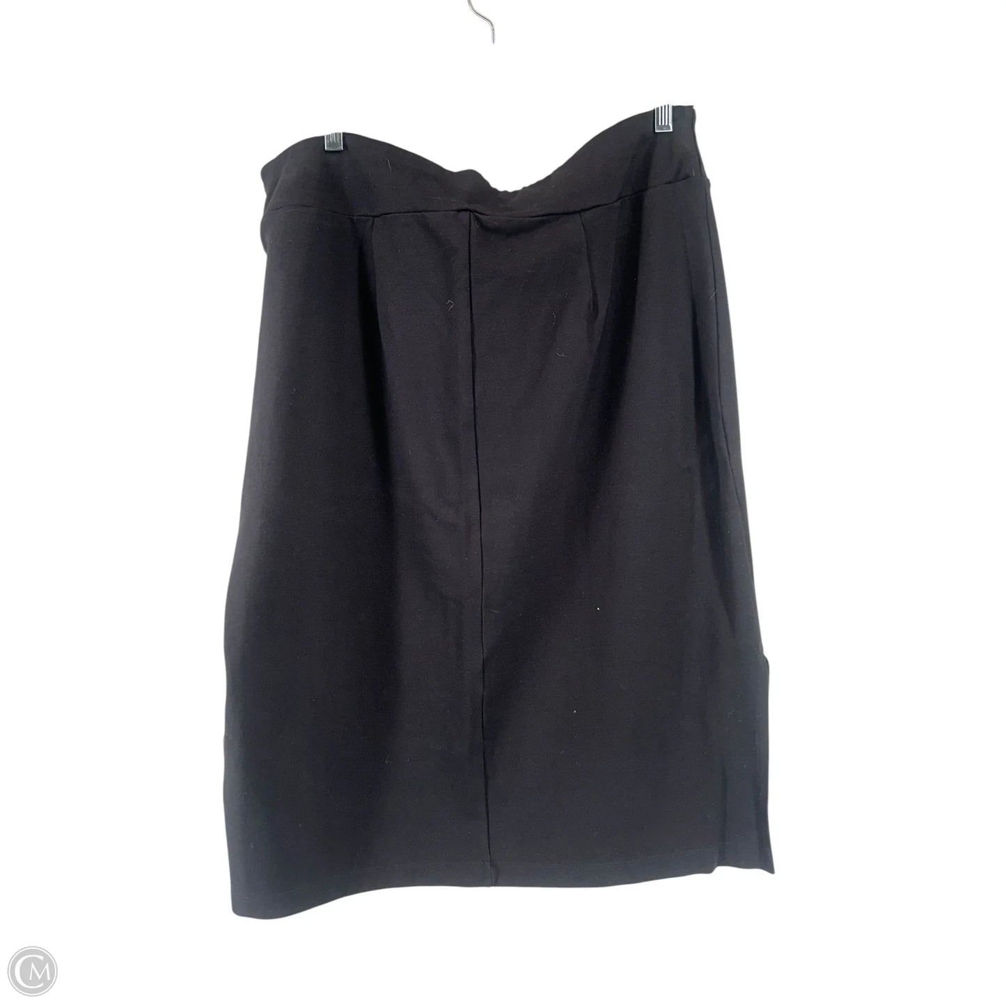 Skirt Midi By Nine West In Black, Size: Xl
