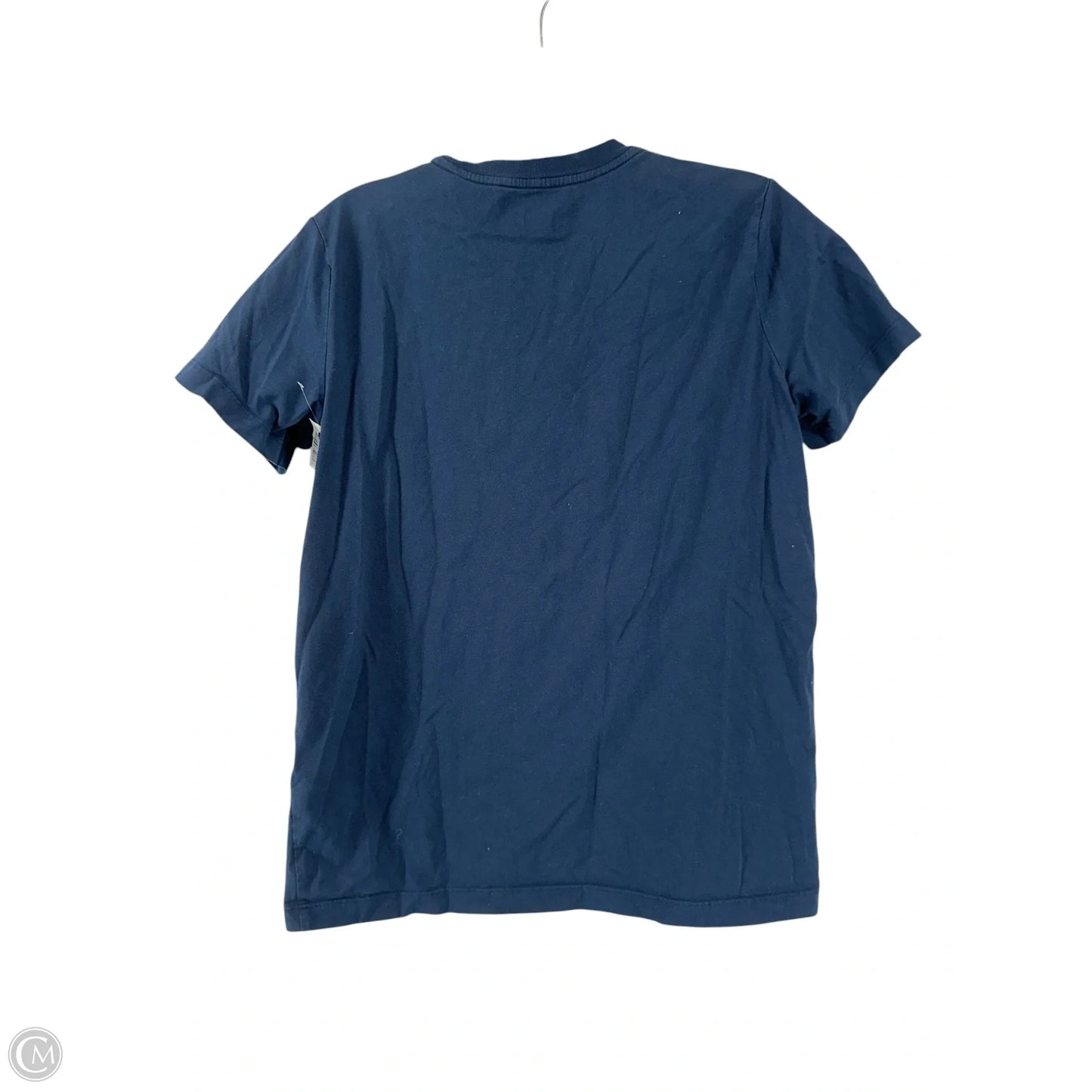 Top Short Sleeve Designer By Coach In Blue, Size: Xs