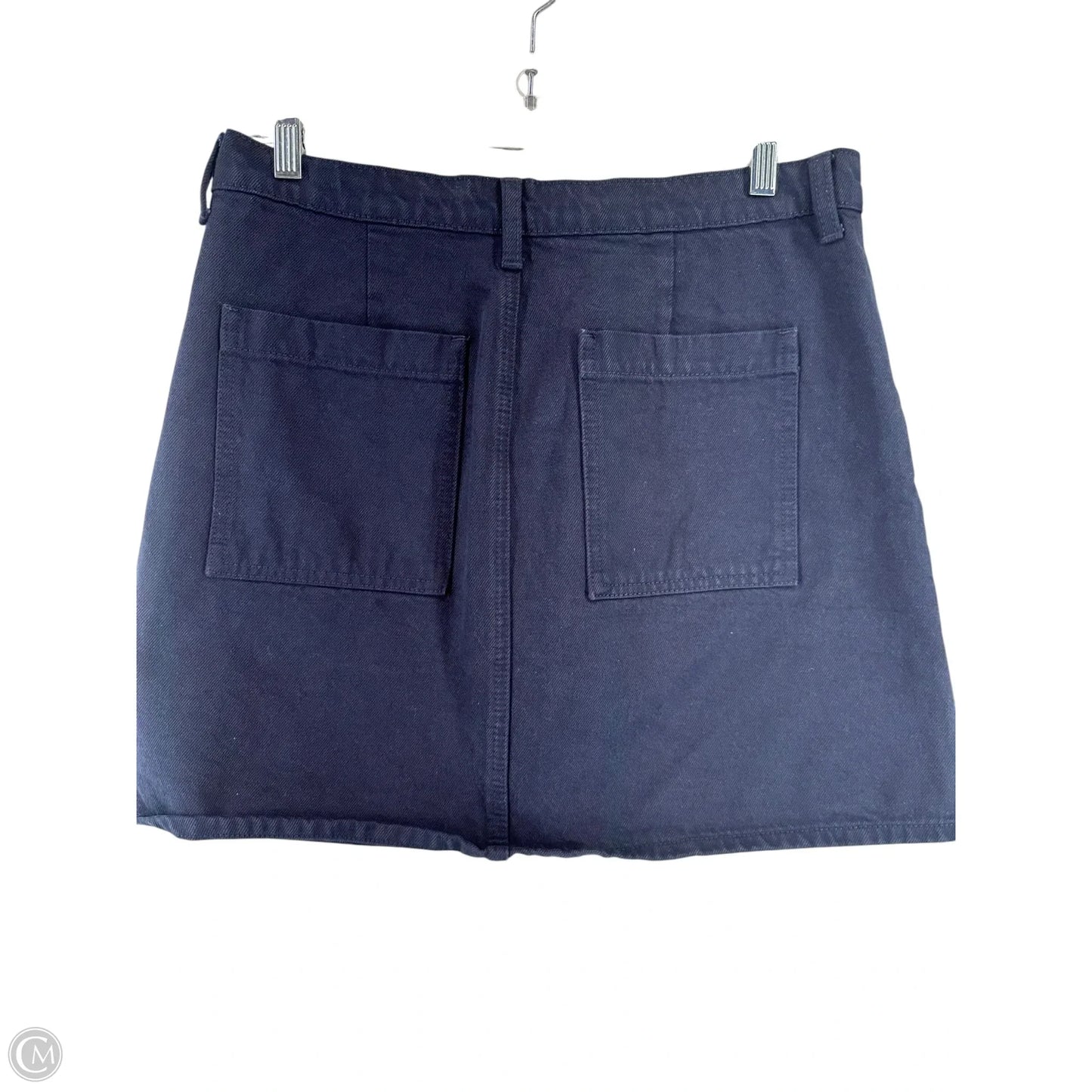 Skirt Midi By Lucky Brand In Blue Denim, Size: 8
