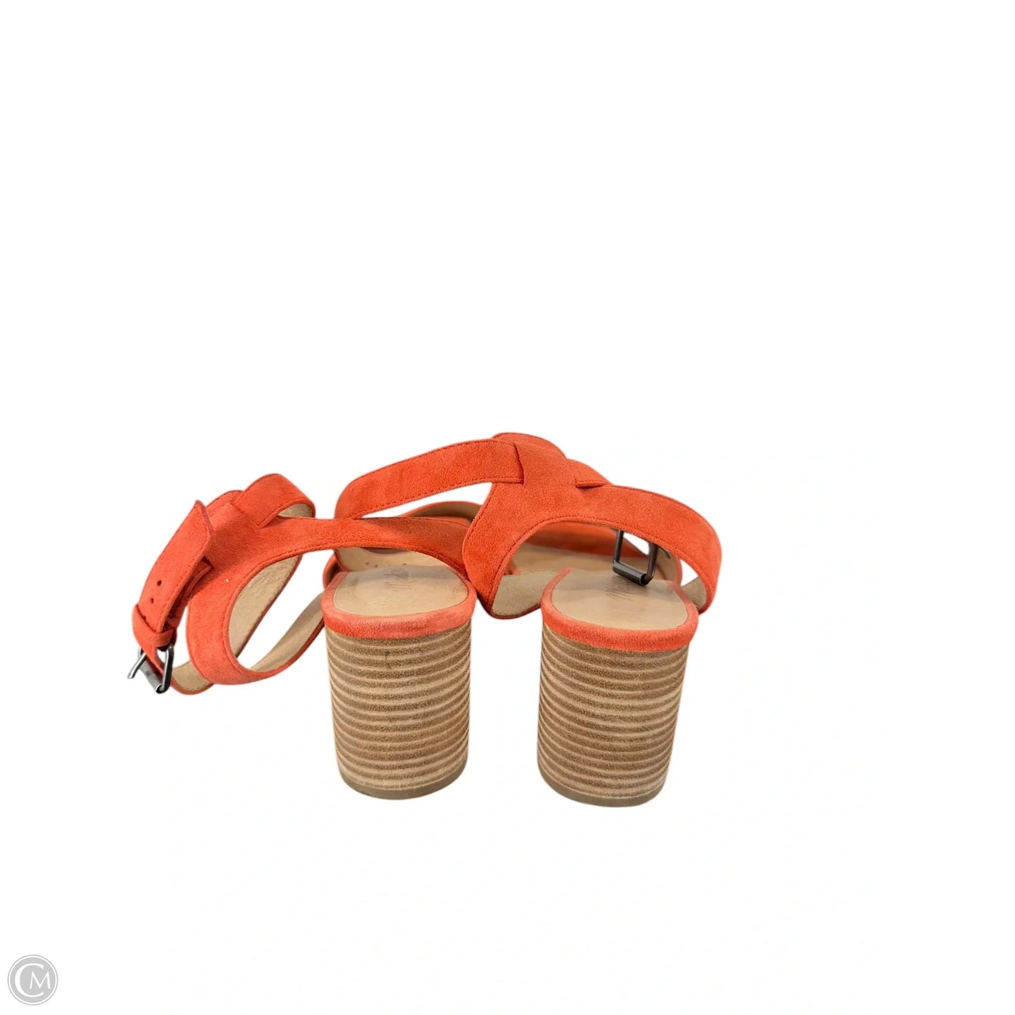 Shoes Heels Block By Madewell In Orange, Size: 7