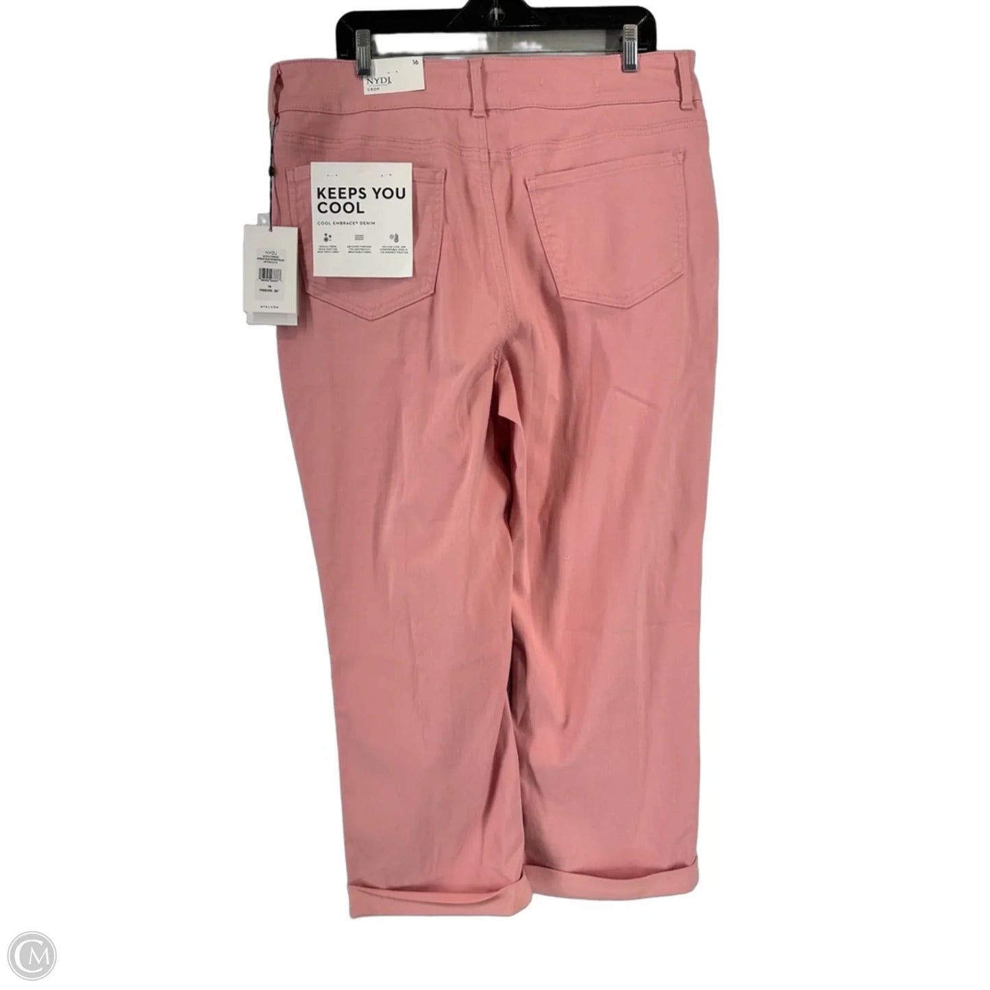 Jeans Wide Leg By Not Your Daughters Jeans In Pink, Size: 16