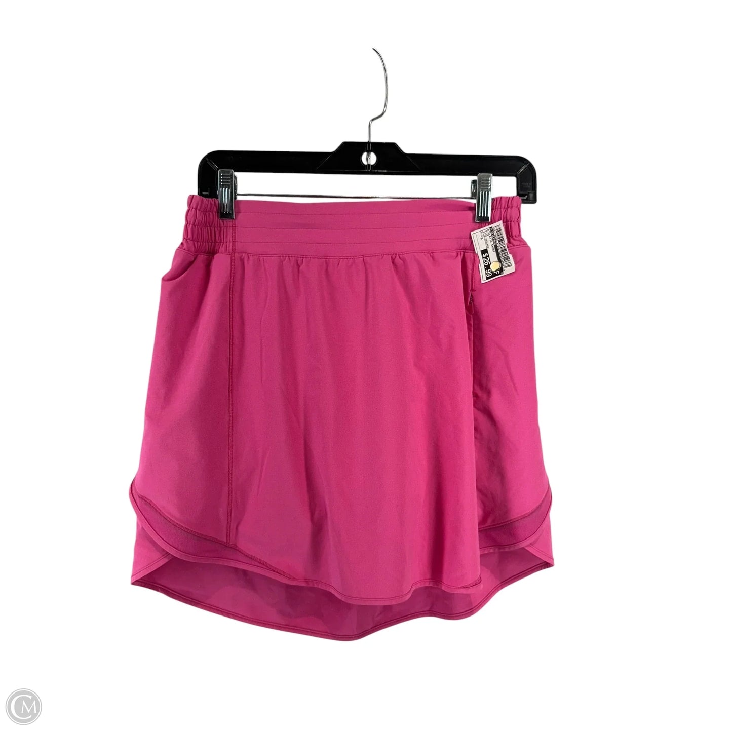 Athletic Skort By Lululemon In Pink, Size: 8