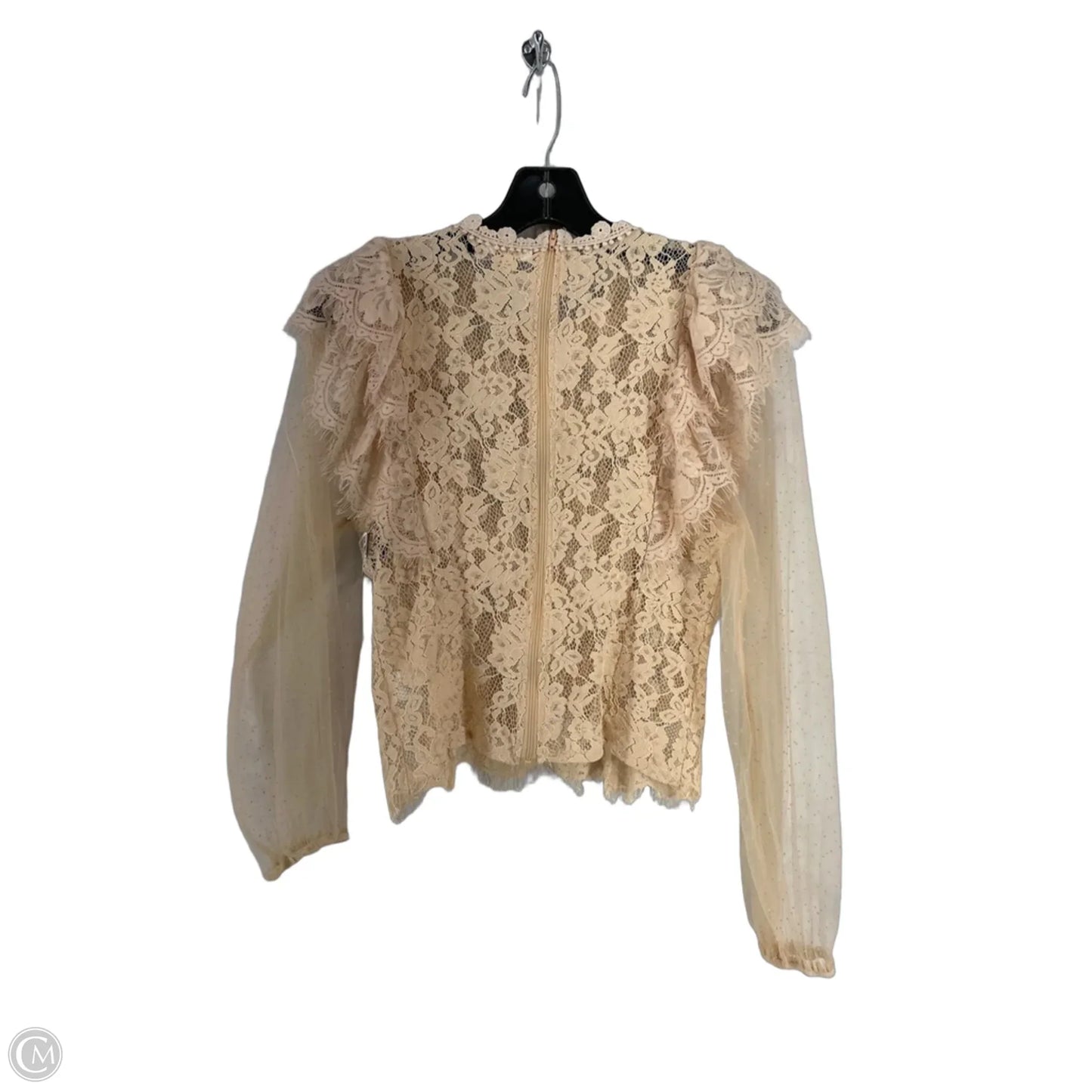 Top Long Sleeve By Peach In Peach, Size: M