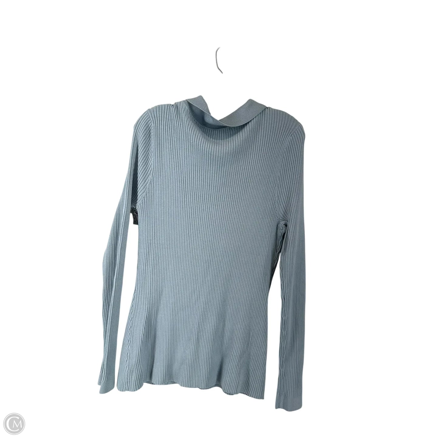 Top Long Sleeve By White House Black Market In Blue, Size: Xl